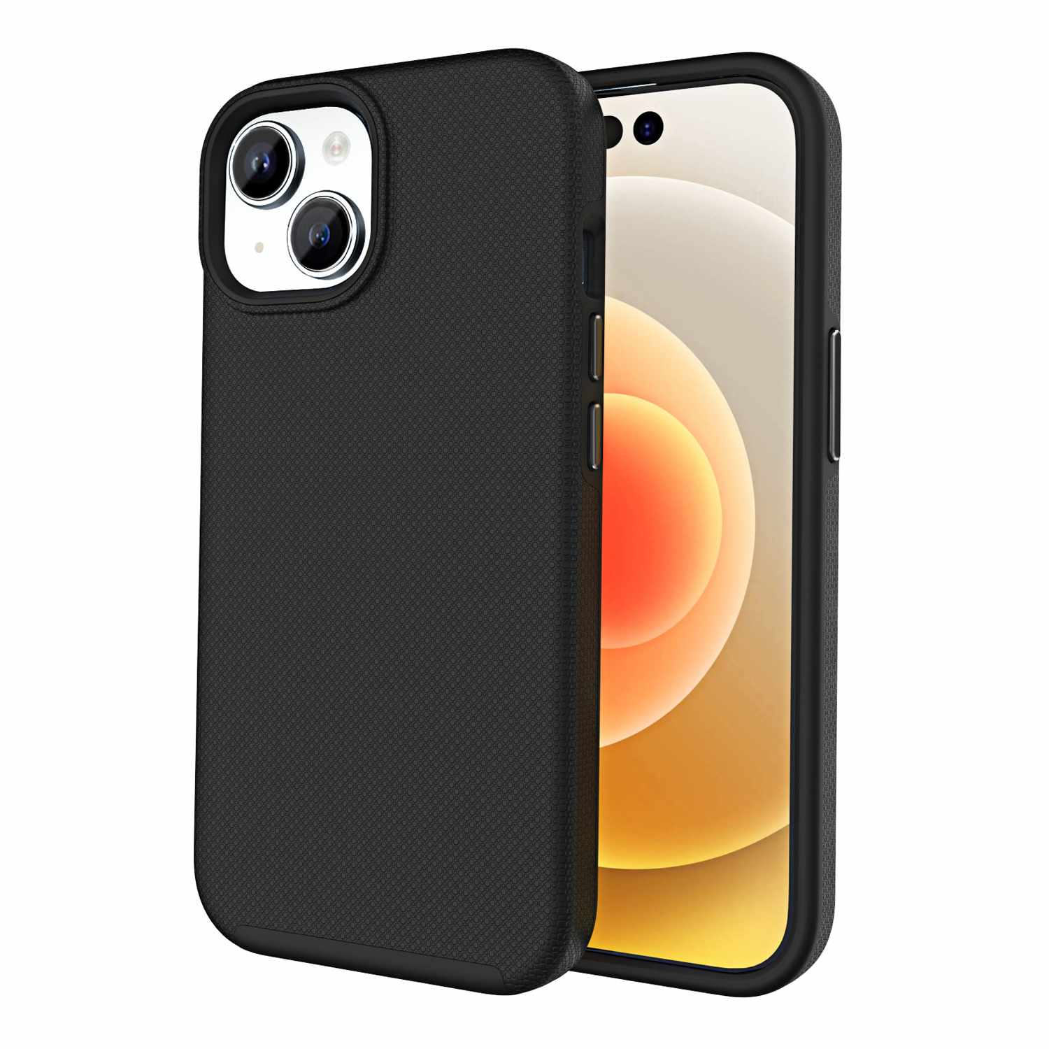 Blu Element Armour Rugged Case Black for iPhone 16e/15/14/13in Bulk Packaging