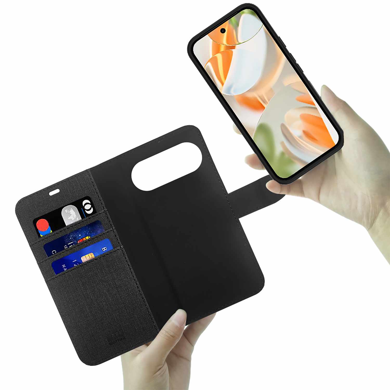 Blu Element Folio 2-in-1 Case Black for Google Pixel 10/10 Pro