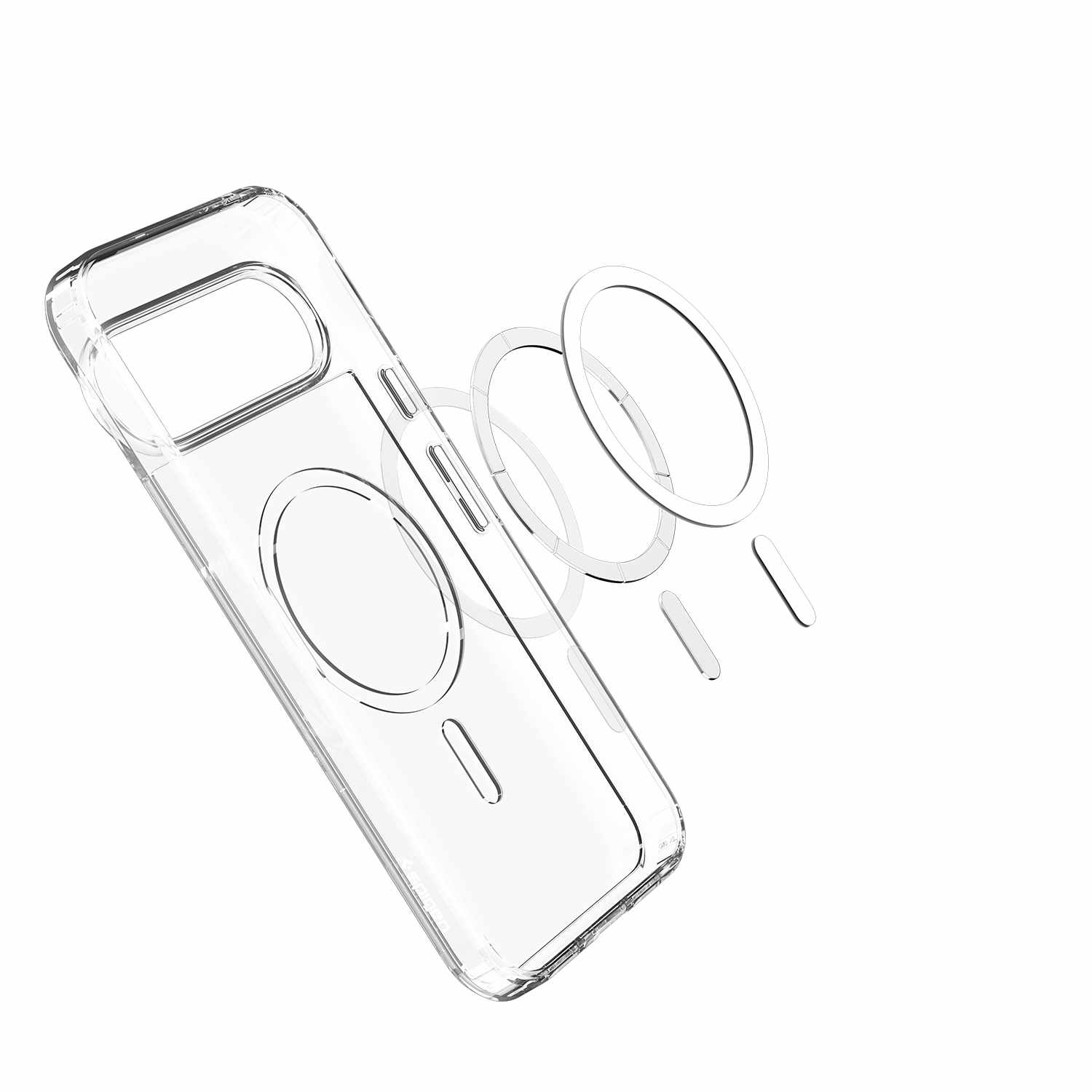 Spigen Crystal Flex Case w/Magnets Clear for Google Pixel 10 Pro XL