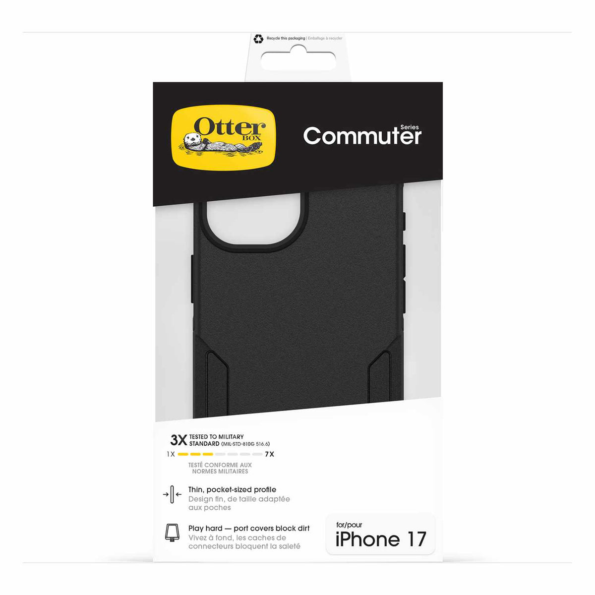 OtterBox Commuter MagSafe Case w/Camera Control Black for iPhone 17