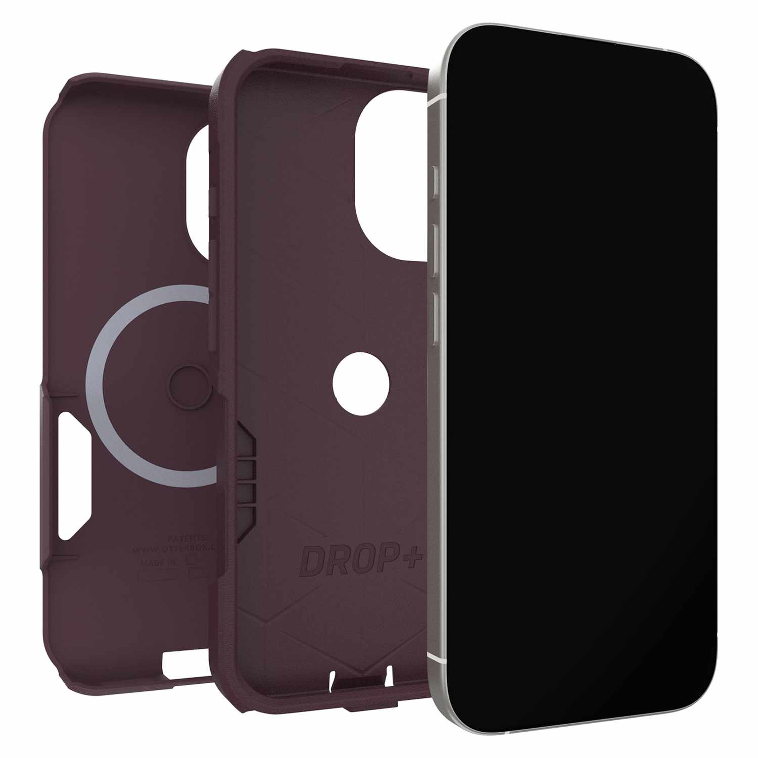 OtterBox Commuter MagSafe Case w/Camera Control Trailhead (Purple) for iPhone 17