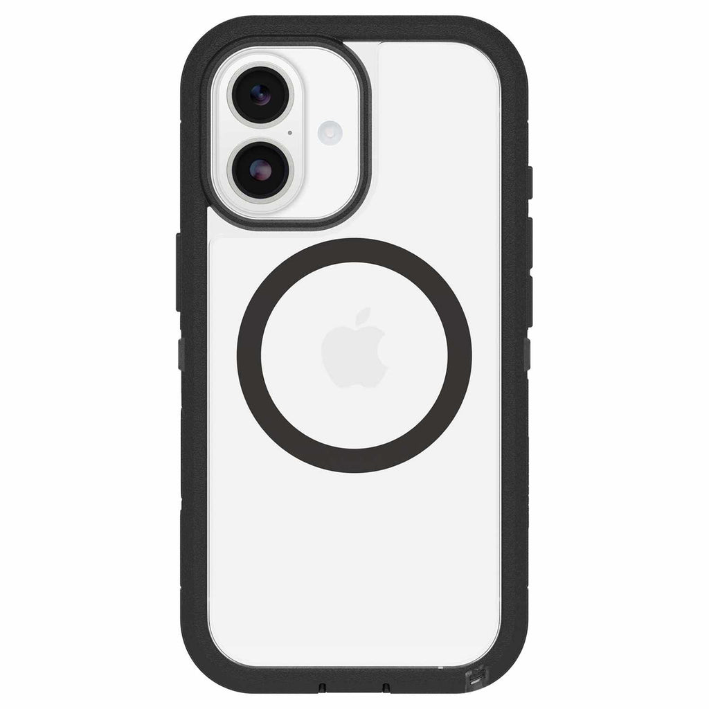 OtterBox Defender Pro XT Clear MagSafe Case w/Camera Control Dark Side (Black) for iPhone 17