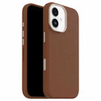 OtterBox Symmetry Cactus Leather MagSafe Case w/Camera Control Dessert Saddle (Brown) for iPhone 17
