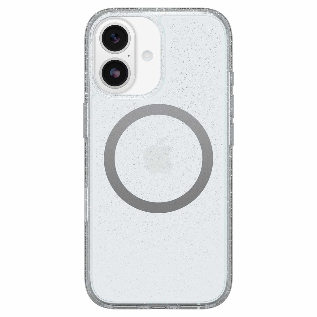 OtterBox Symmetry Clear MagSafe Case w/Camera Control Stardust 3.0 with Blue Tint (Clear) for iPhone 17