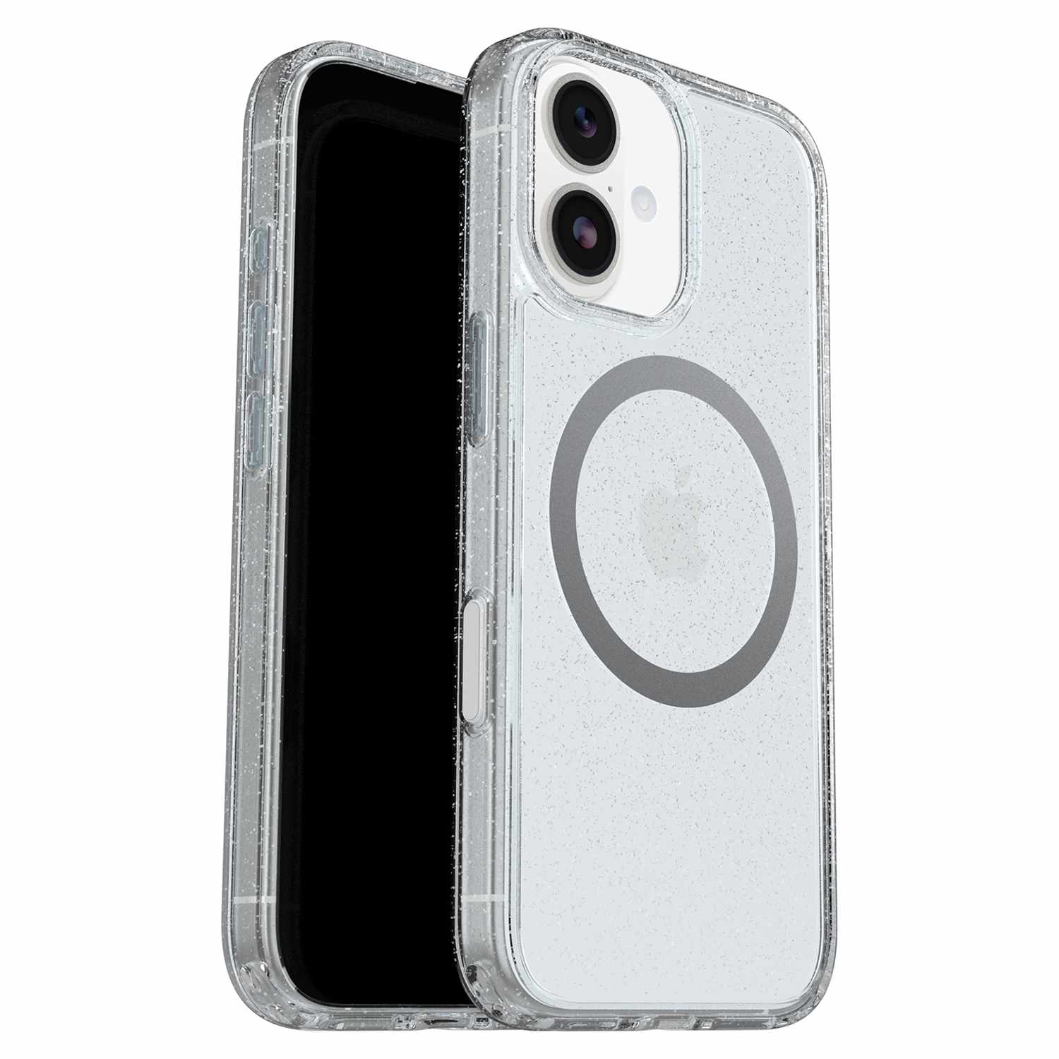 OtterBox Symmetry Clear MagSafe Case w/Camera Control Stardust 3.0 with Blue Tint (Clear) for iPhone 17
