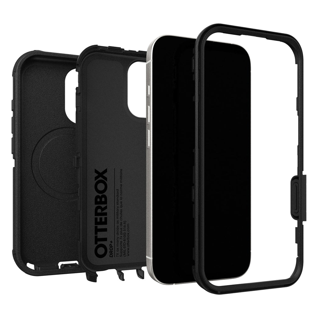 OtterBox Defender Pro MagSafe Case with Holster Black for iPhone 17 in Bulk Packaging