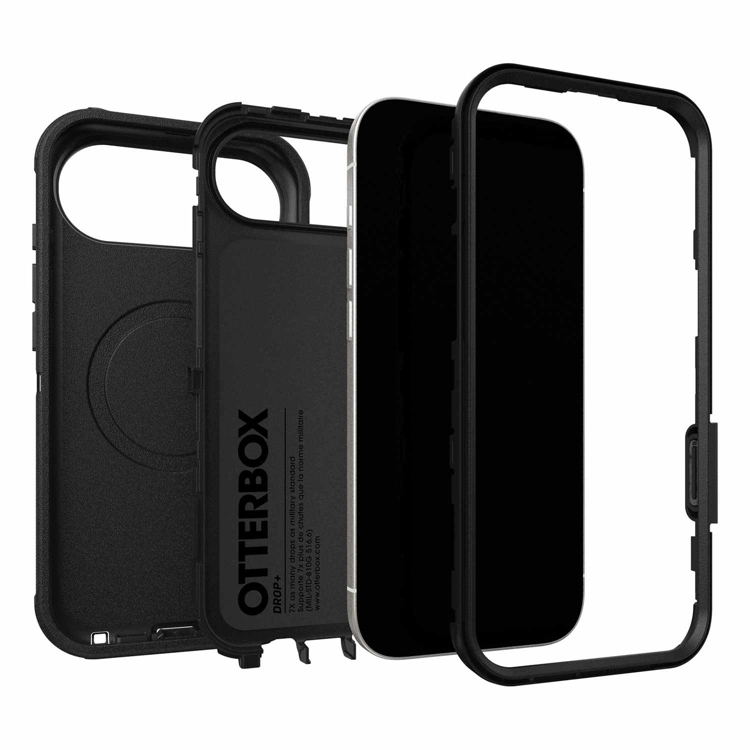 OtterBox Defender Pro MagSafe Case w/Camera Control Black for iPhone Air
