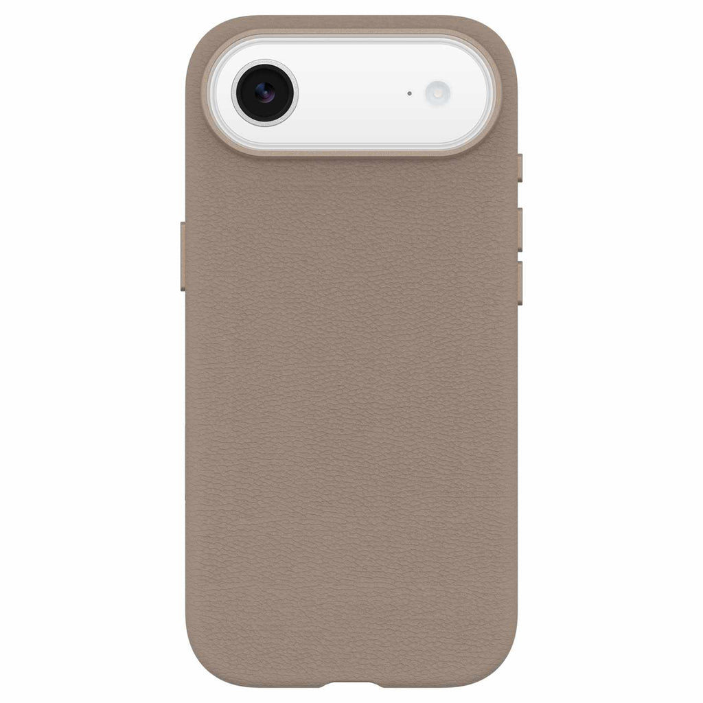 OtterBox Symmetry Cactus Leather MagSafe Case with Camera Control Grey Comfort for iPhone Air