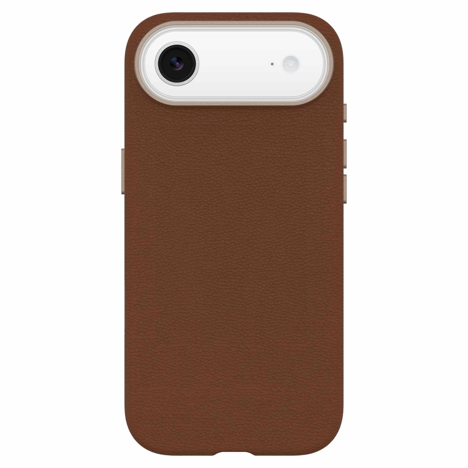OtterBox Symmetry Cactus Leather MagSafe Case w/Camera Control Dessert Saddle (Brown) for iPhone Air