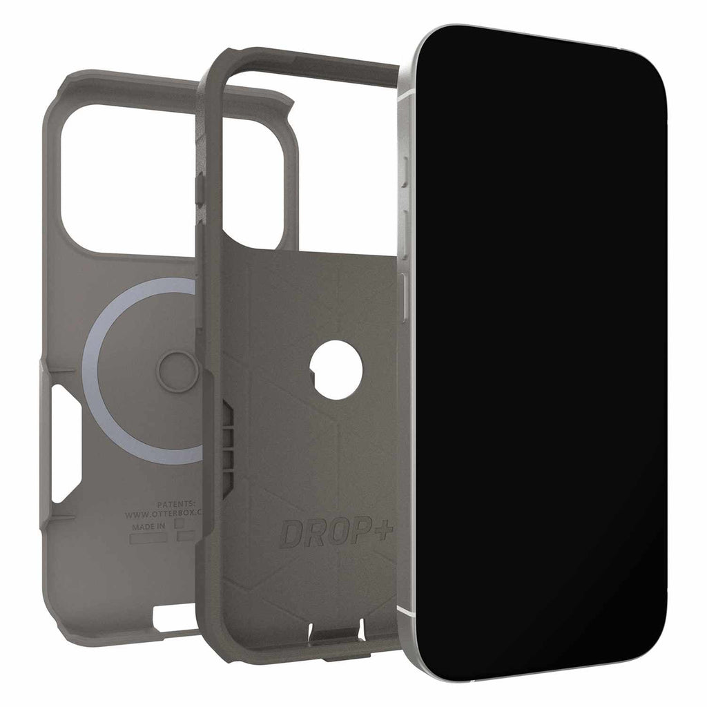 OtterBox Commuter MagSafe Case w/Camera Control Grey Comfort for iPhone 17 Pro