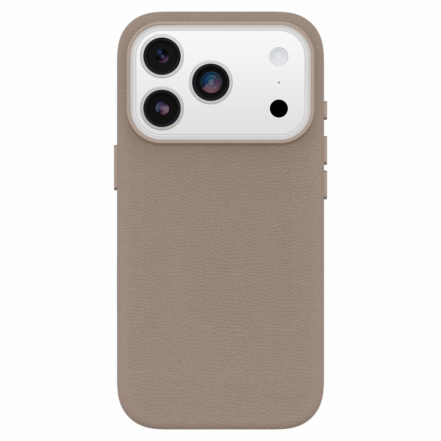 OtterBox Symmetry Cactus Leather MagSafe Case w/Camera Control Grey Comfort for iPhone 17 Pro
