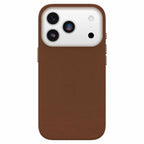 OtterBox Symmetry Cactus Leather MagSafe Case w/Camera Control Dessert Saddle (Brown) for iPhone 17 Pro