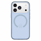OtterBox Symmetry Clear MagSafe Case w/Camera Control Silver Glade (Blue) for iPhone 17 Pro