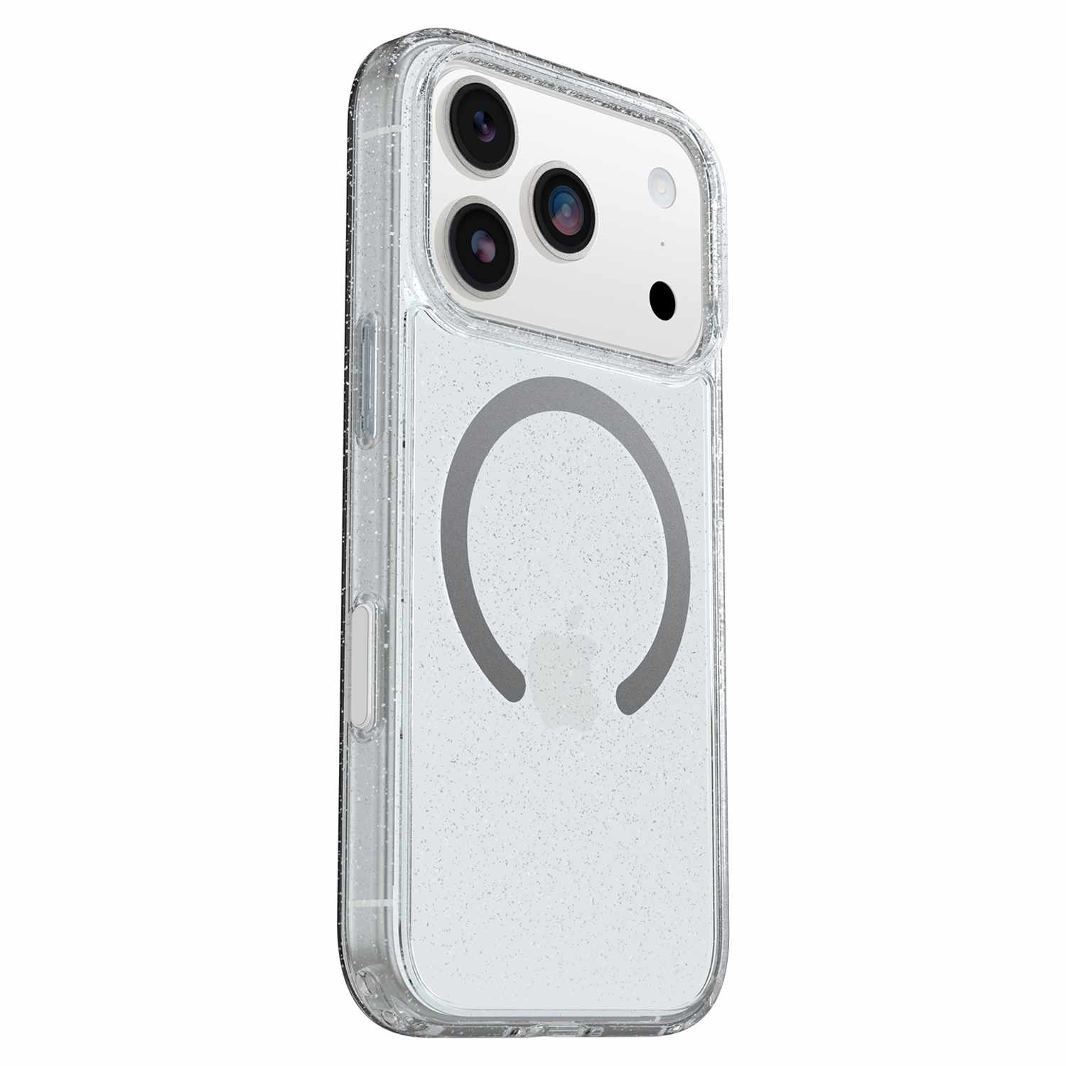 OtterBox Symmetry Clear MagSafe Case w/Camera Control Stardust 3.0 with Blue Tint (Clear) for iPhone 17 Pro