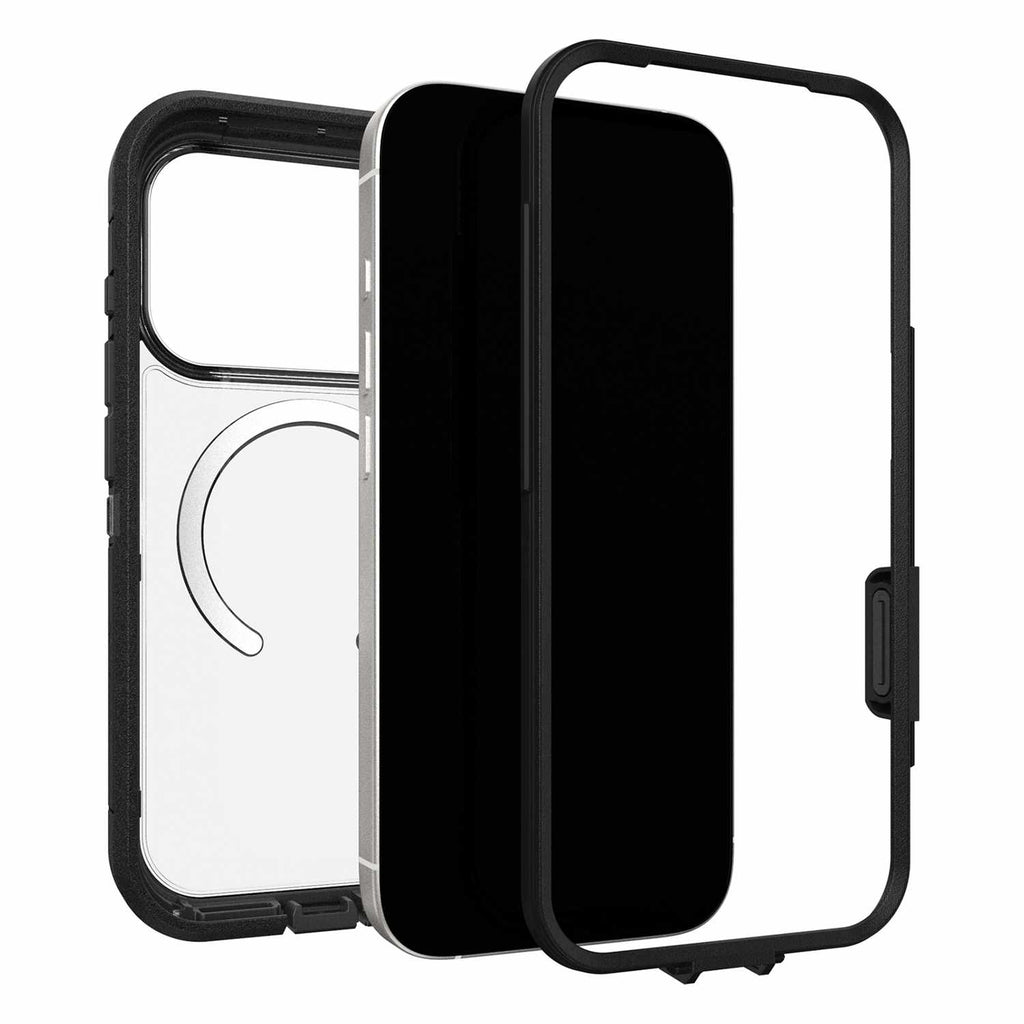 OtterBox Defender Pro XT MagSafe Case with HolsterDark Side (Black) for iPhone 18 Pro/17 Pro in Bulk Packaging