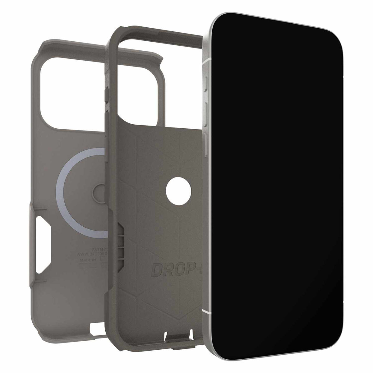 OtterBox Commuter MagSafe Case w/Camera Control Grey Comfort for iPhone 18 Pro Max/17 Pro Max