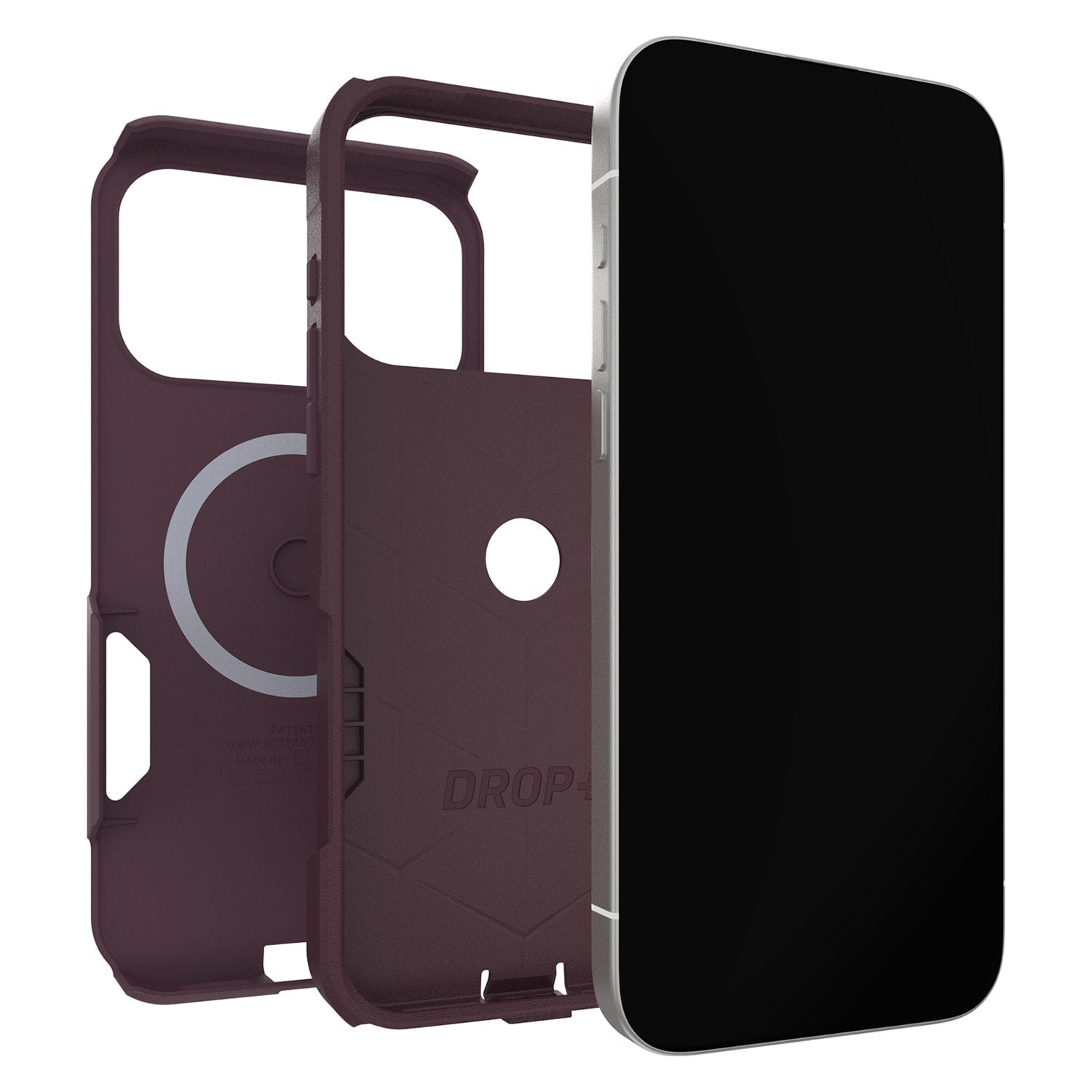 OtterBox Commuter MagSafe Case w/Camera Control Trailhead (Purple) for iPhone 17 Pro Max