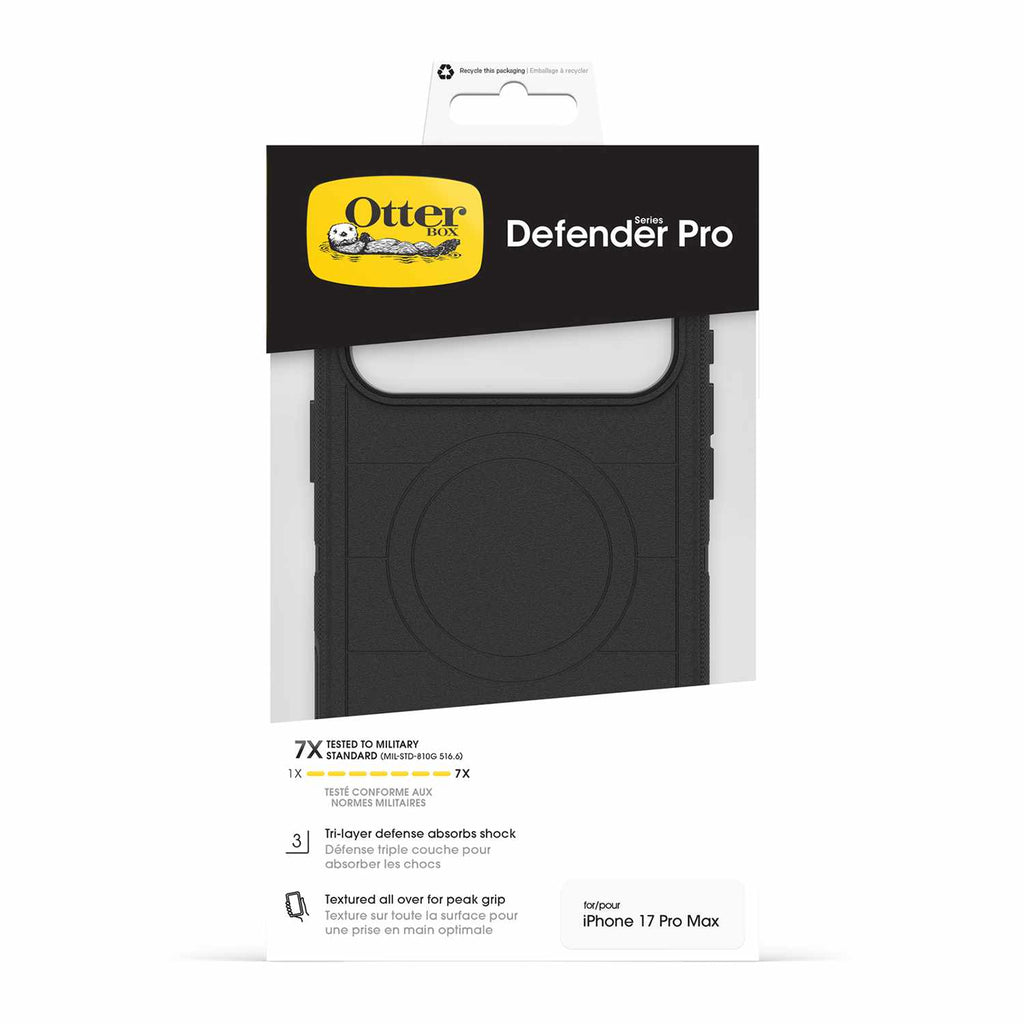OtterBox Defender Pro MagSafe Case w/Camera Control Black for iPhone 18 Pro Max/17 Pro Max
