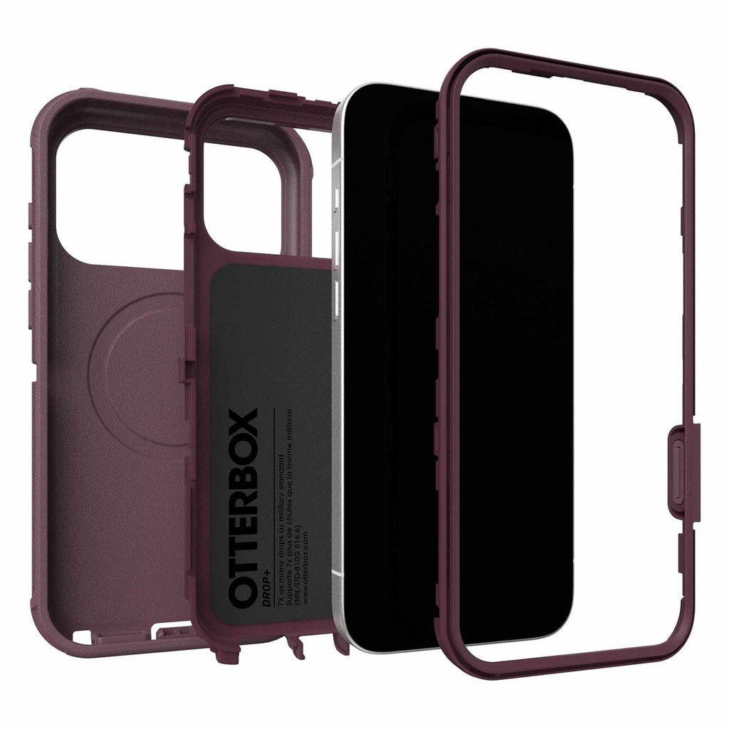 OtterBox Defender Pro MagSafe Case w/Camera Control Trailhead (Purple) for iPhone 17 Pro Max