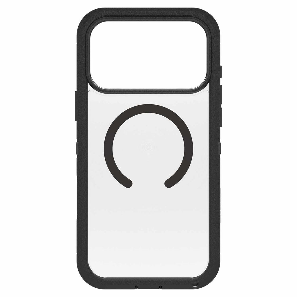 OtterBox Defender Pro XT Clear MagSafe Case w/Camera Control Dark Side (Black) for iPhone 17 Pro Max
