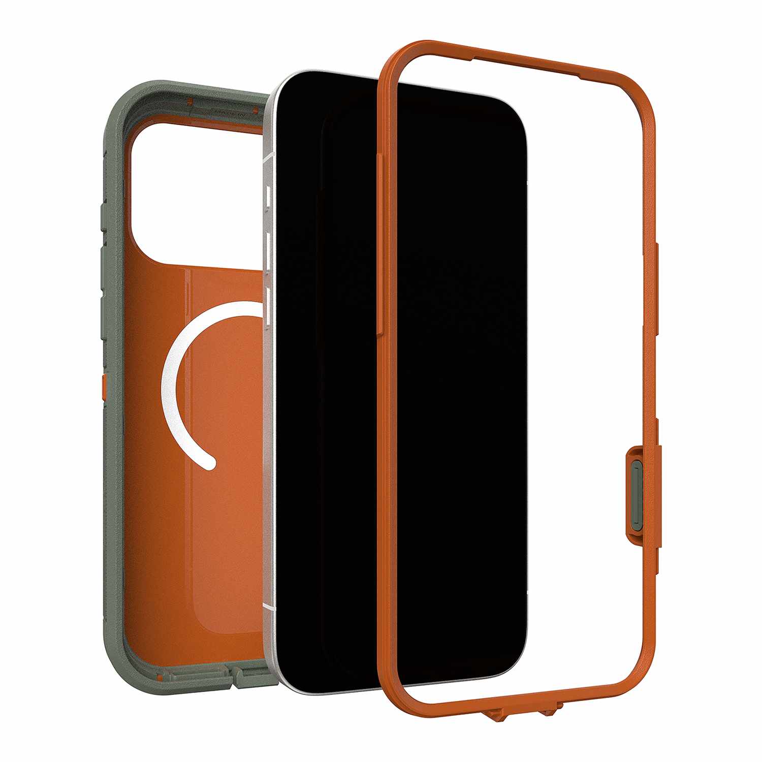 OtterBox Defender Pro XT Clear MagSafe Case w/Camera Control Realtree Apx (Green) for iPhone 17 Pro Max