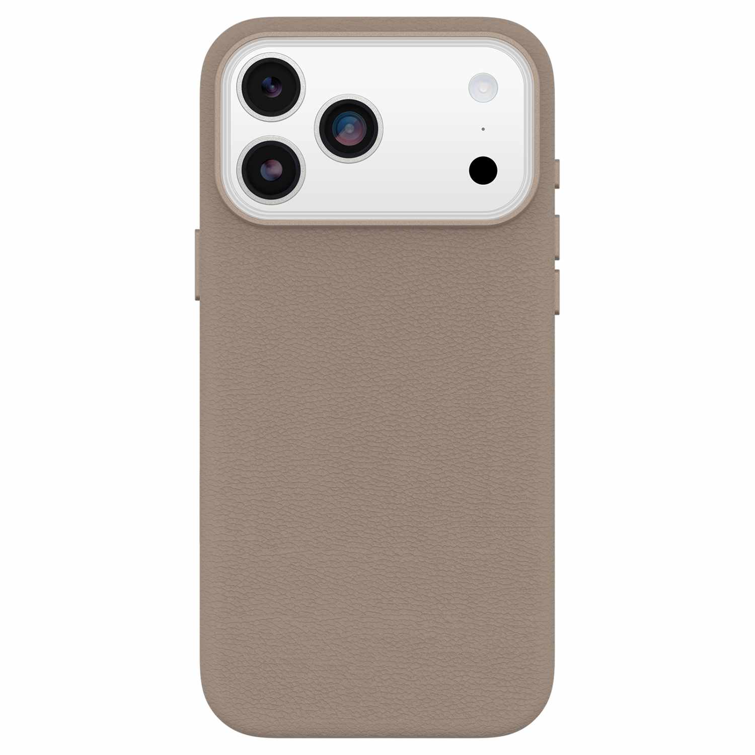 OtterBox Symmetry Cactus Leather MagSafe Case w/Camera Control Grey Comfort for iPhone 17 Pro Max