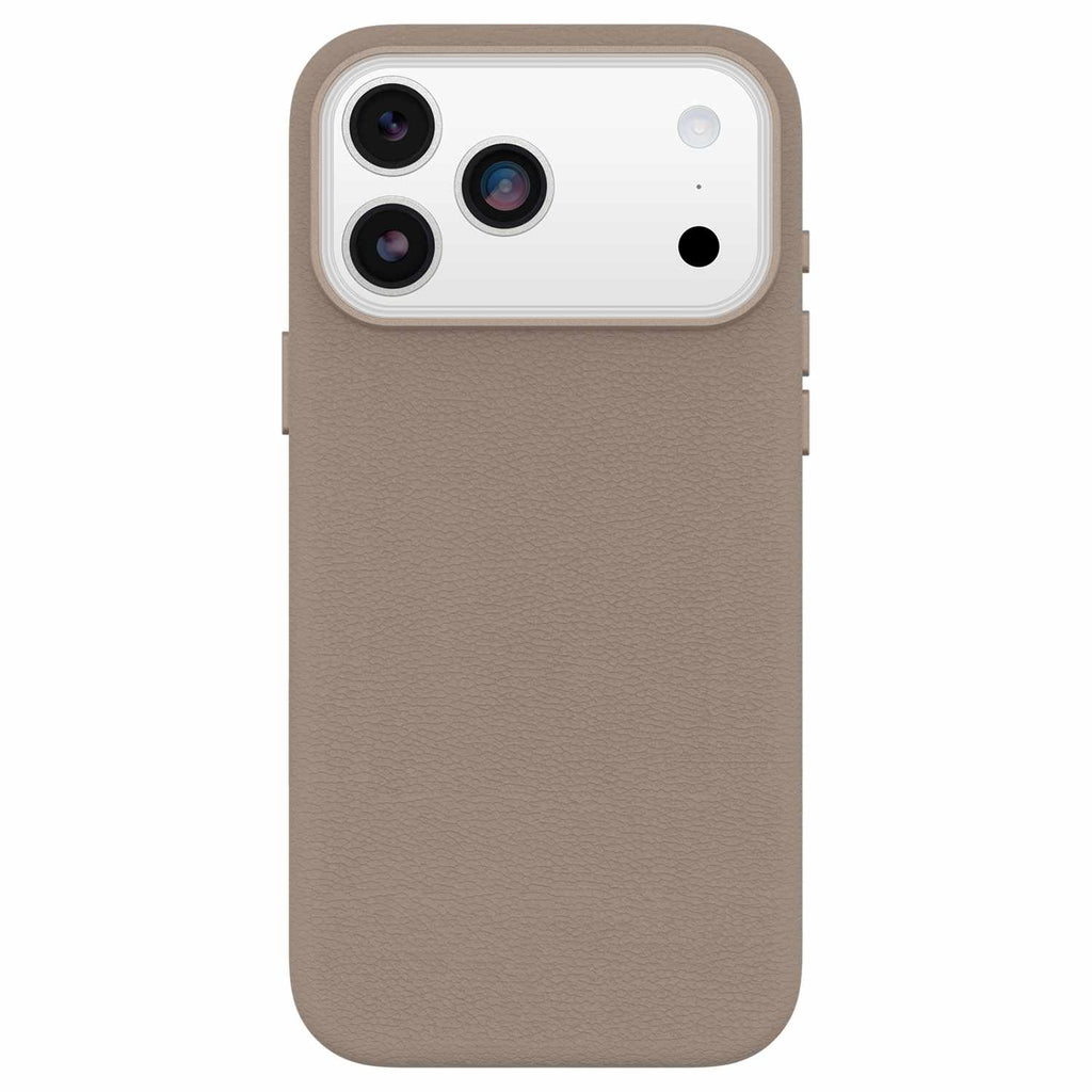 OtterBox Symmetry Cactus Leather MagSafe Case w/Camera Control Grey Comfort for iPhone 18 Pro Max/17 Pro Max