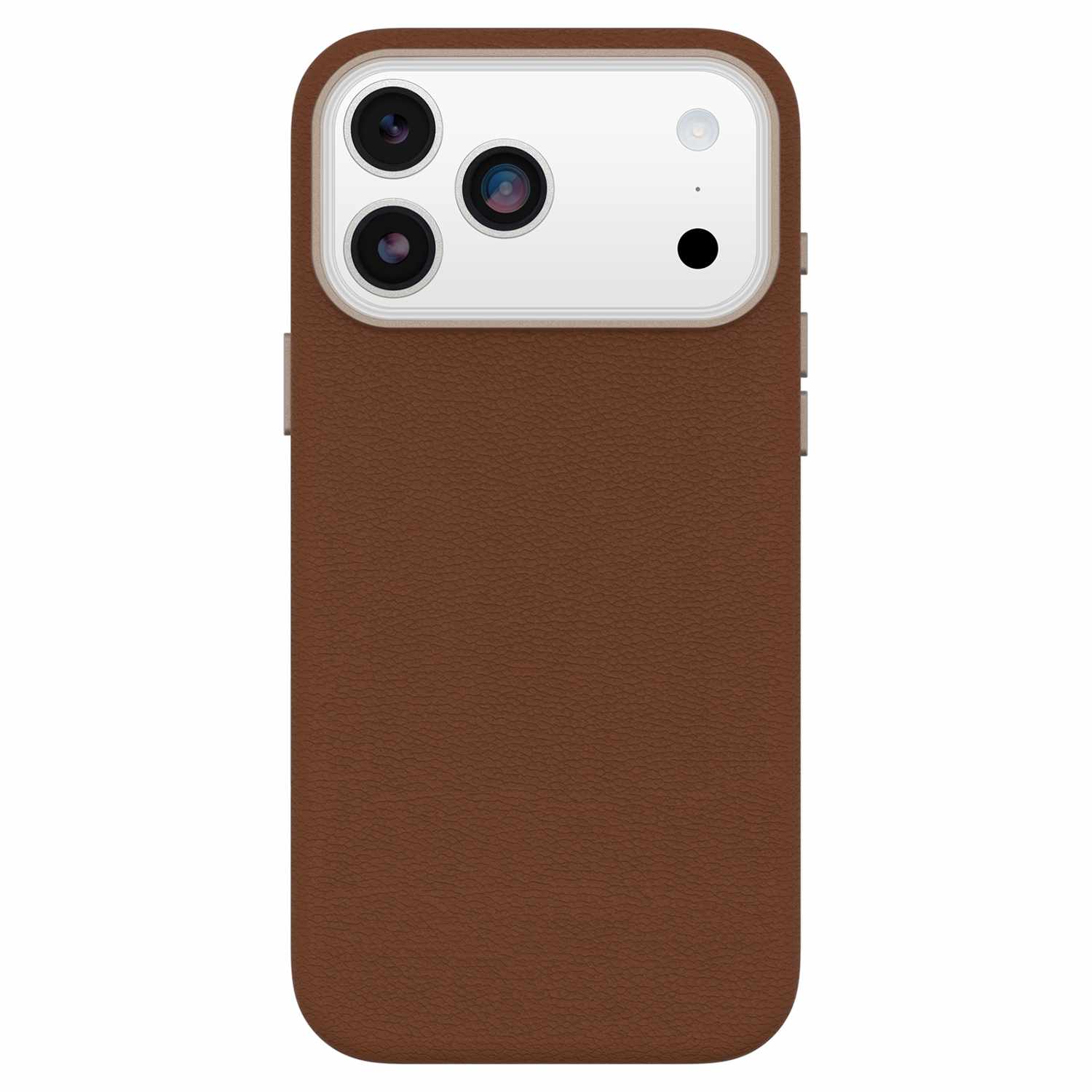 OtterBox Symmetry Cactus Leather MagSafe Case w/Camera Control Dessert Saddle (Brown) for iPhone 17 Pro Max