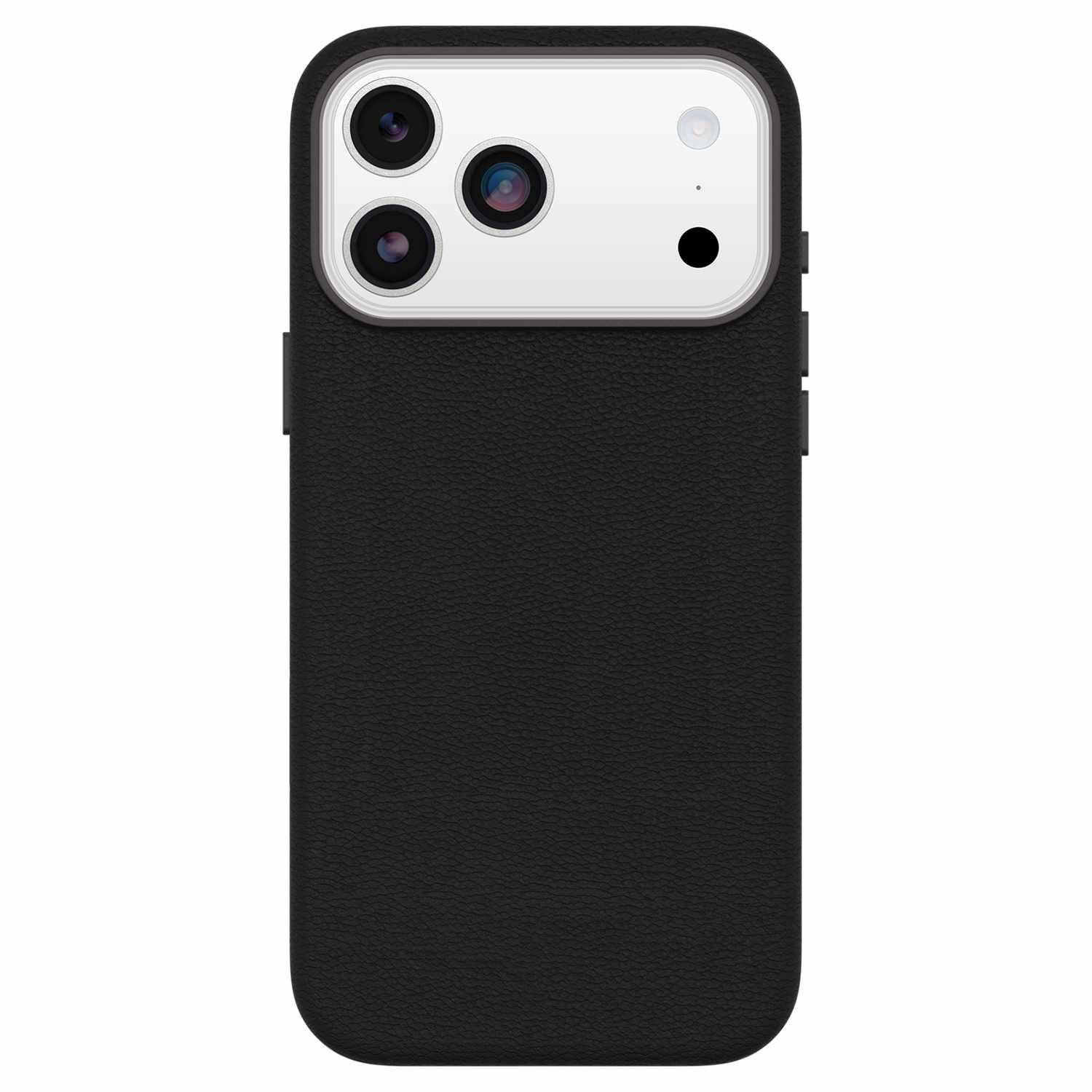 OtterBox Symmetry Cactus Leather MagSafe Case w/Camera Control Noir Ash (Black) for iPhone 17 Pro Max