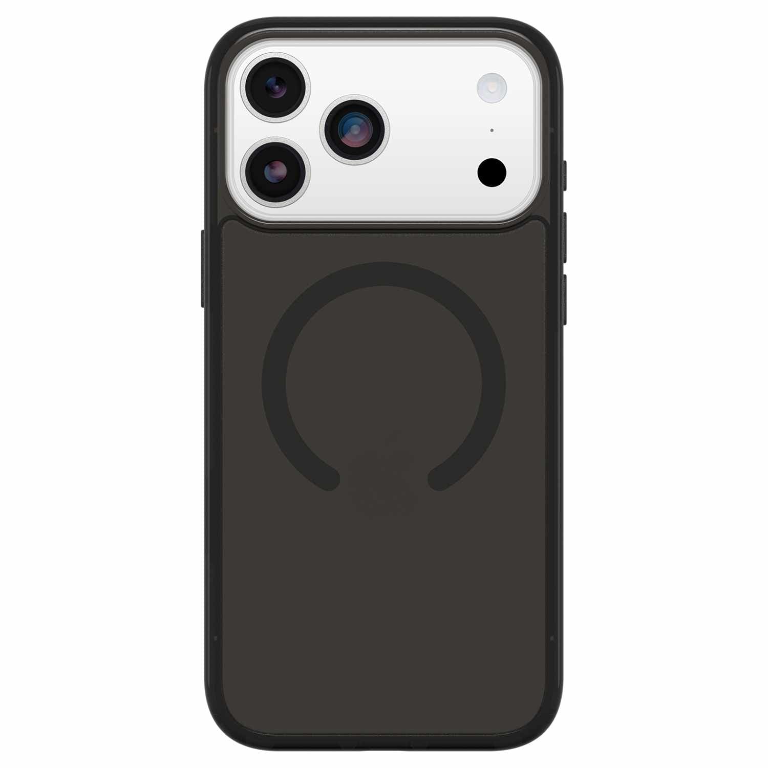 OtterBox Symmetry Clear MagSafe Case w/Camera Control Black Mist (Black) for iPhone 17 Pro Max