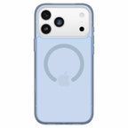 OtterBox Symmetry Clear MagSafe Case w/Camera Control Silver Glade (Blue) for iPhone 17 Pro Max