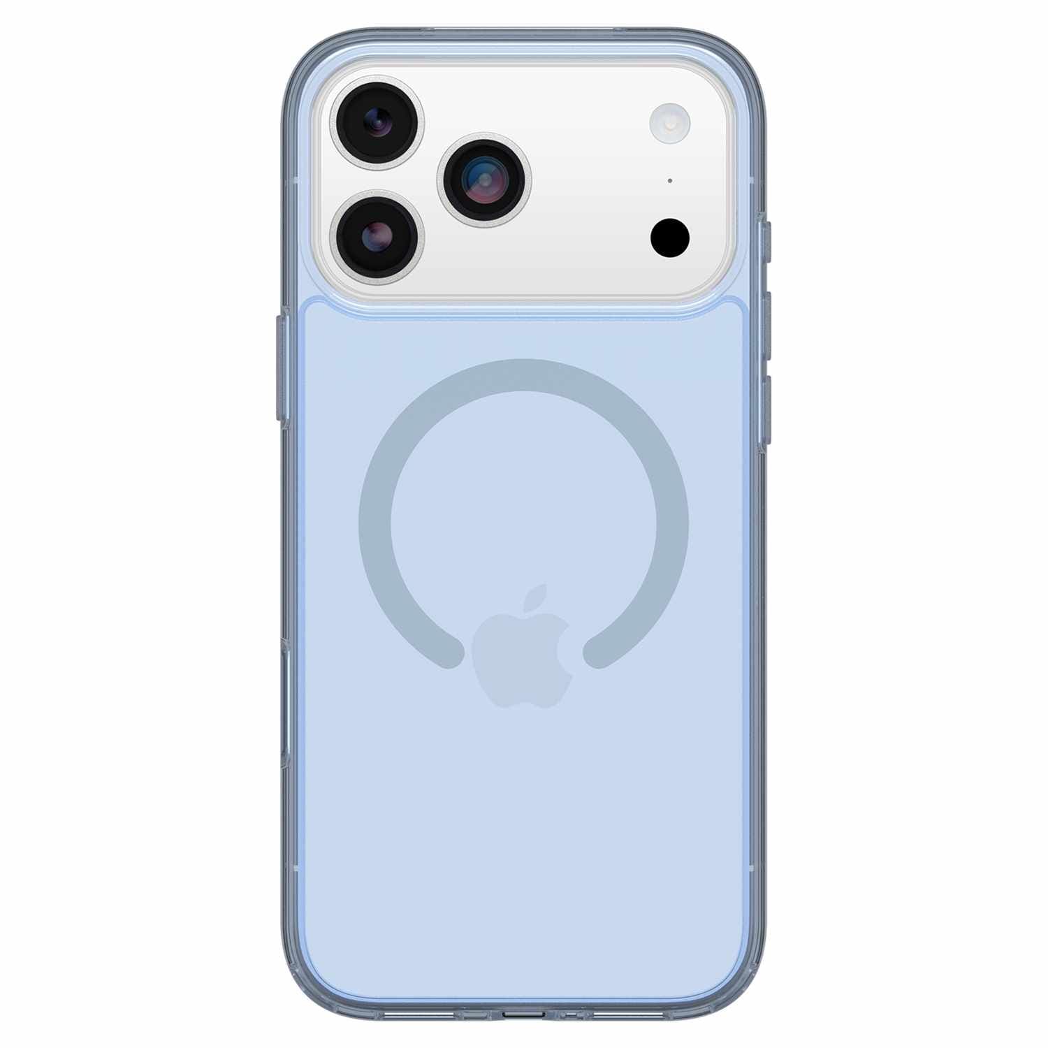 OtterBox Symmetry Clear MagSafe Case w/Camera Control Silver Glade (Blue) for iPhone 17 Pro Max