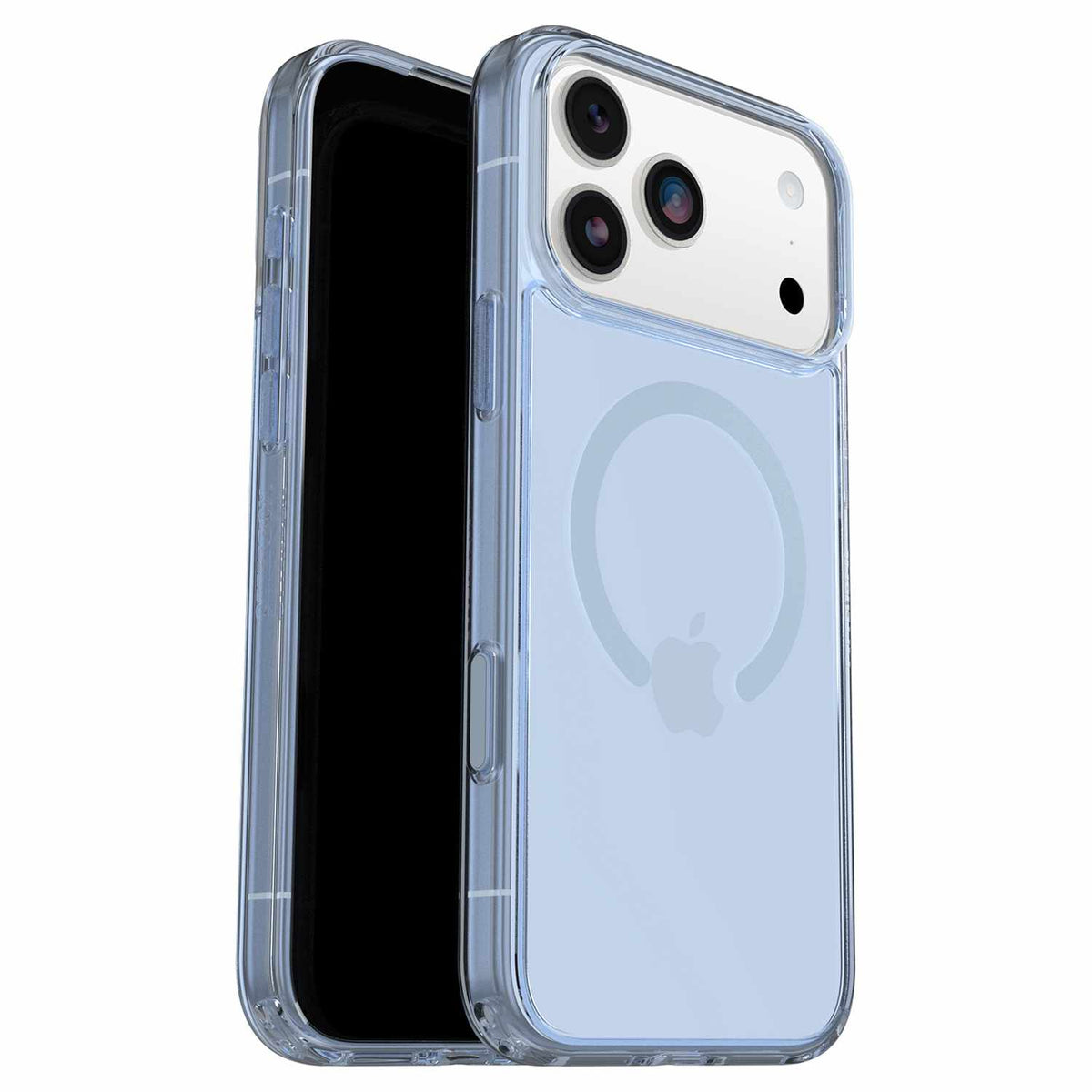 OtterBox Symmetry Clear MagSafe Case w/Camera Control Silver Glade (Blue) for iPhone 18 Pro Max/17 Pro Max