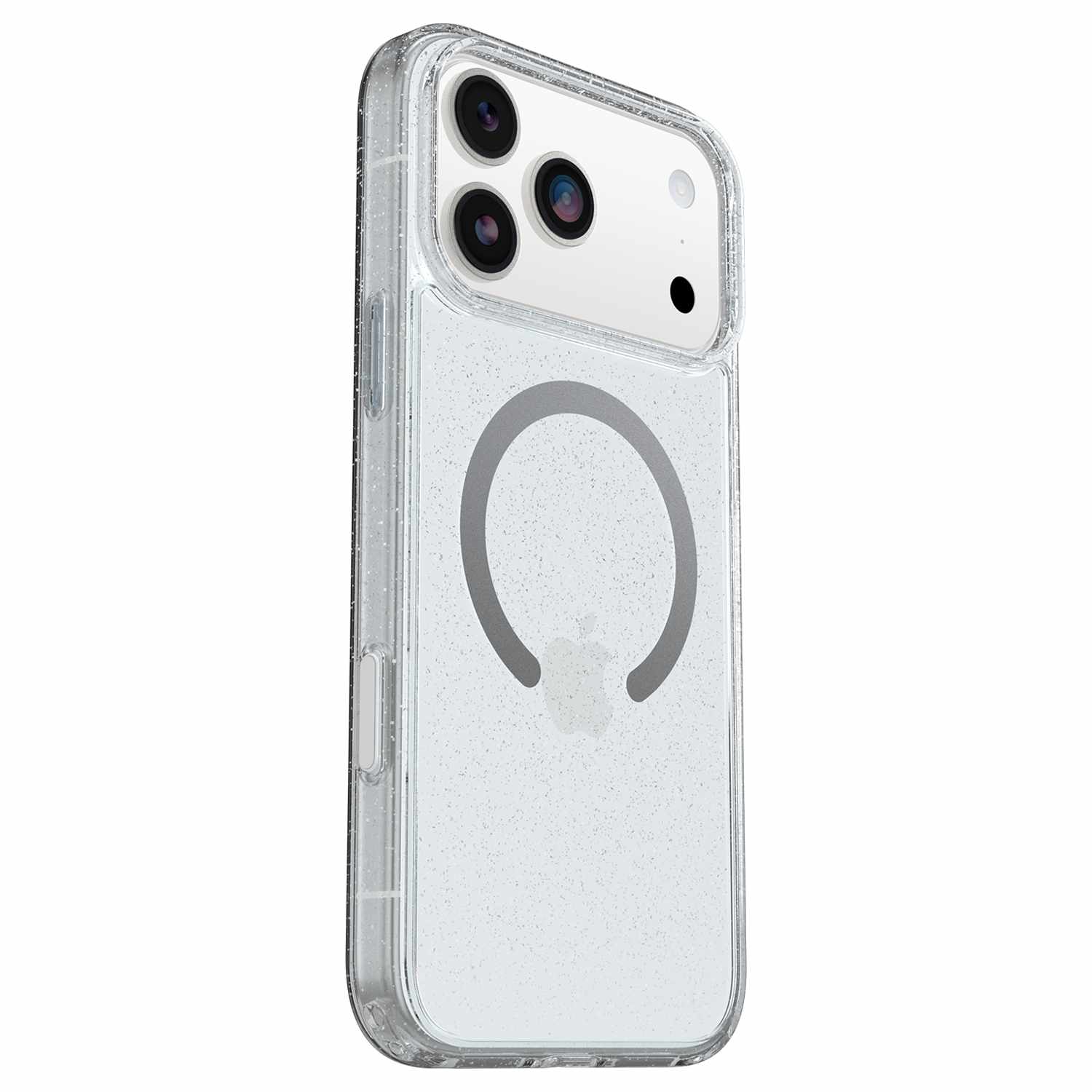 OtterBox Symmetry Clear MagSafe Case w/Camera Control Stardust 3.0 with Blue Tint (Clear) for iPhone 17 Pro Max