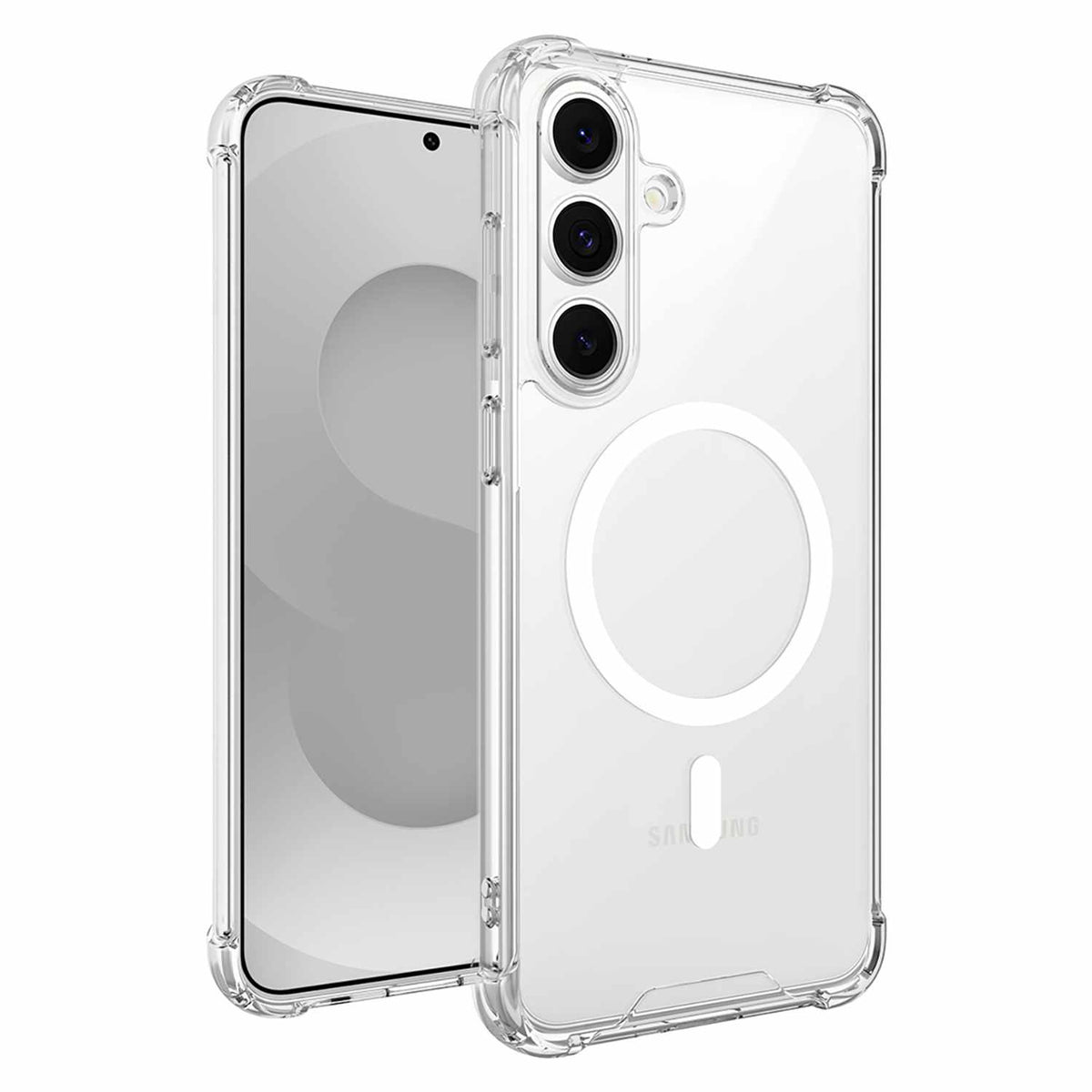 Blu Element DropZone Rugged Clear w/Magnets Case Clear for Samsung Galaxy S25 FE