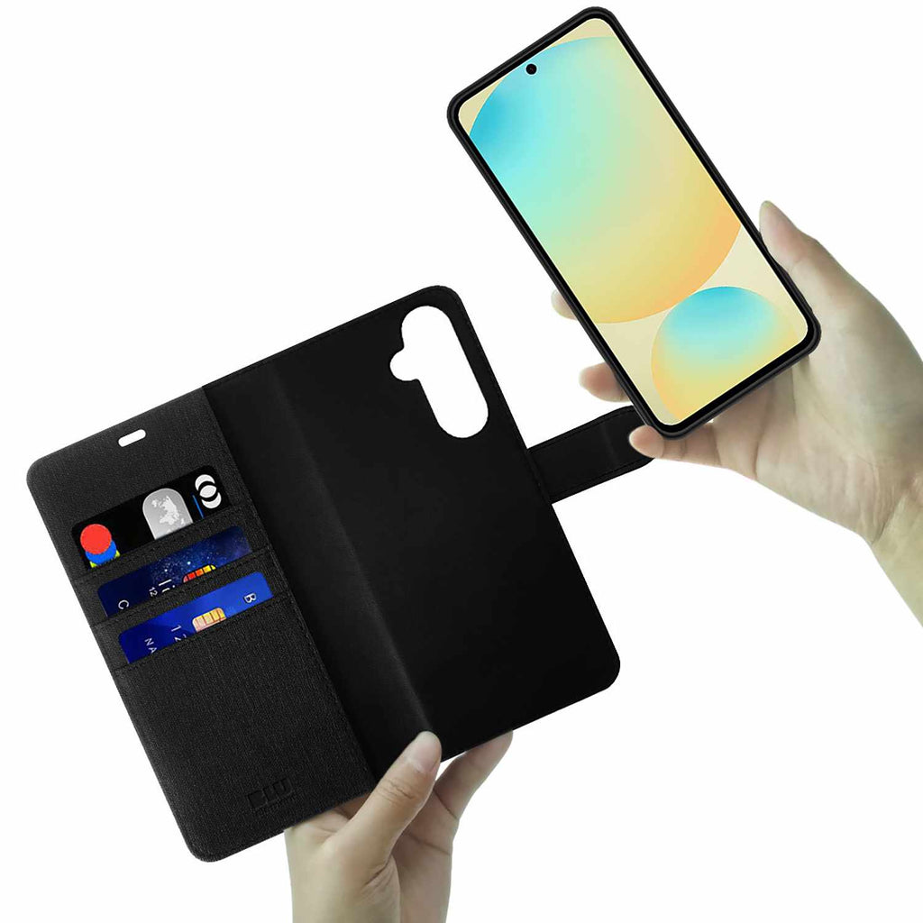 Blu Element Folio 2-in-1 Case Black for Samsung Galaxy S25 FE