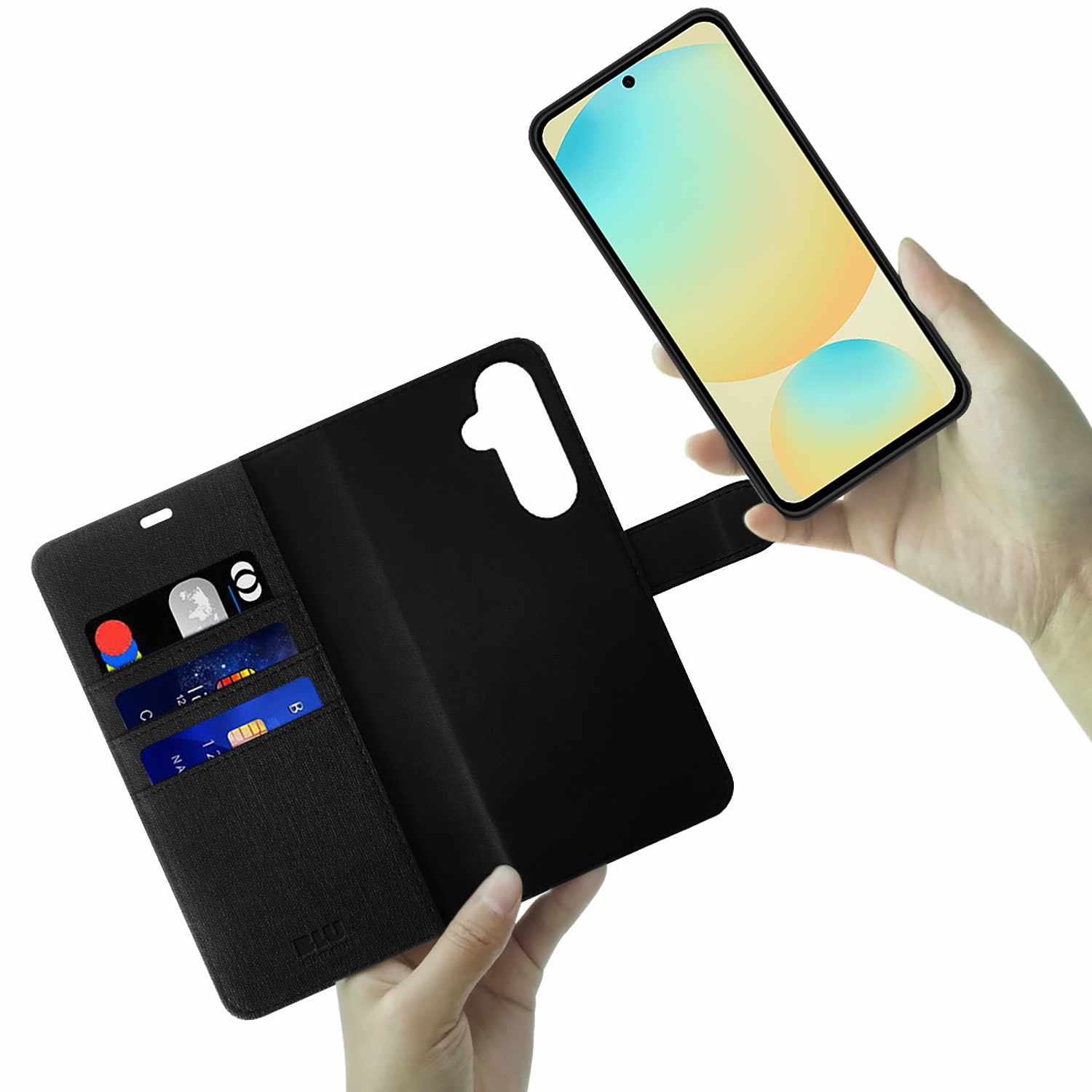 Blu Element Folio 2-in-1 Case Black for Samsung Galaxy S25 FE