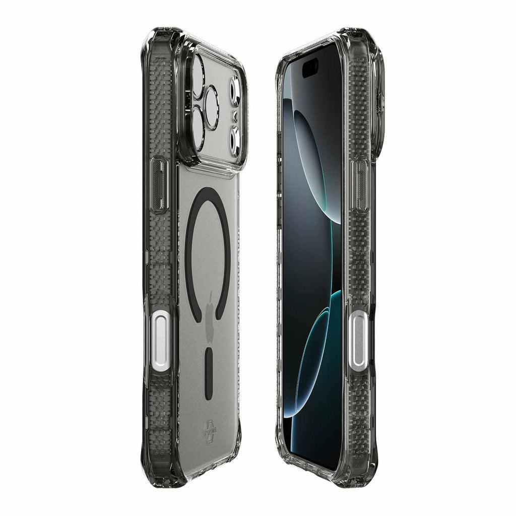 ITSKINS Hybrid_R Vapor MagSafe Case Smoke for iPhone 17 Pro Max