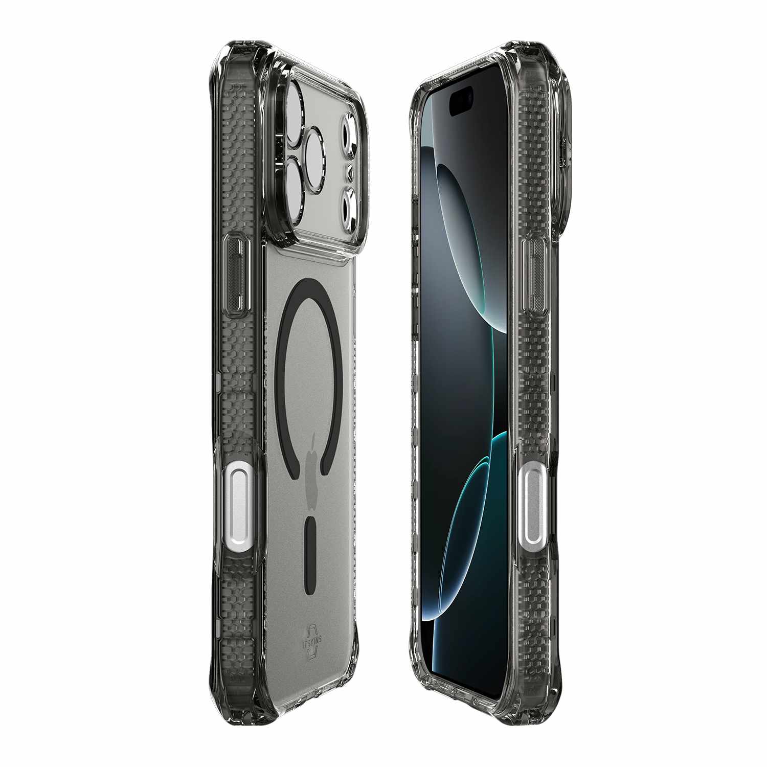 ITSKINS Hybrid_R Vapor MagSafe Case Smoke for iPhone 17 Pro Max