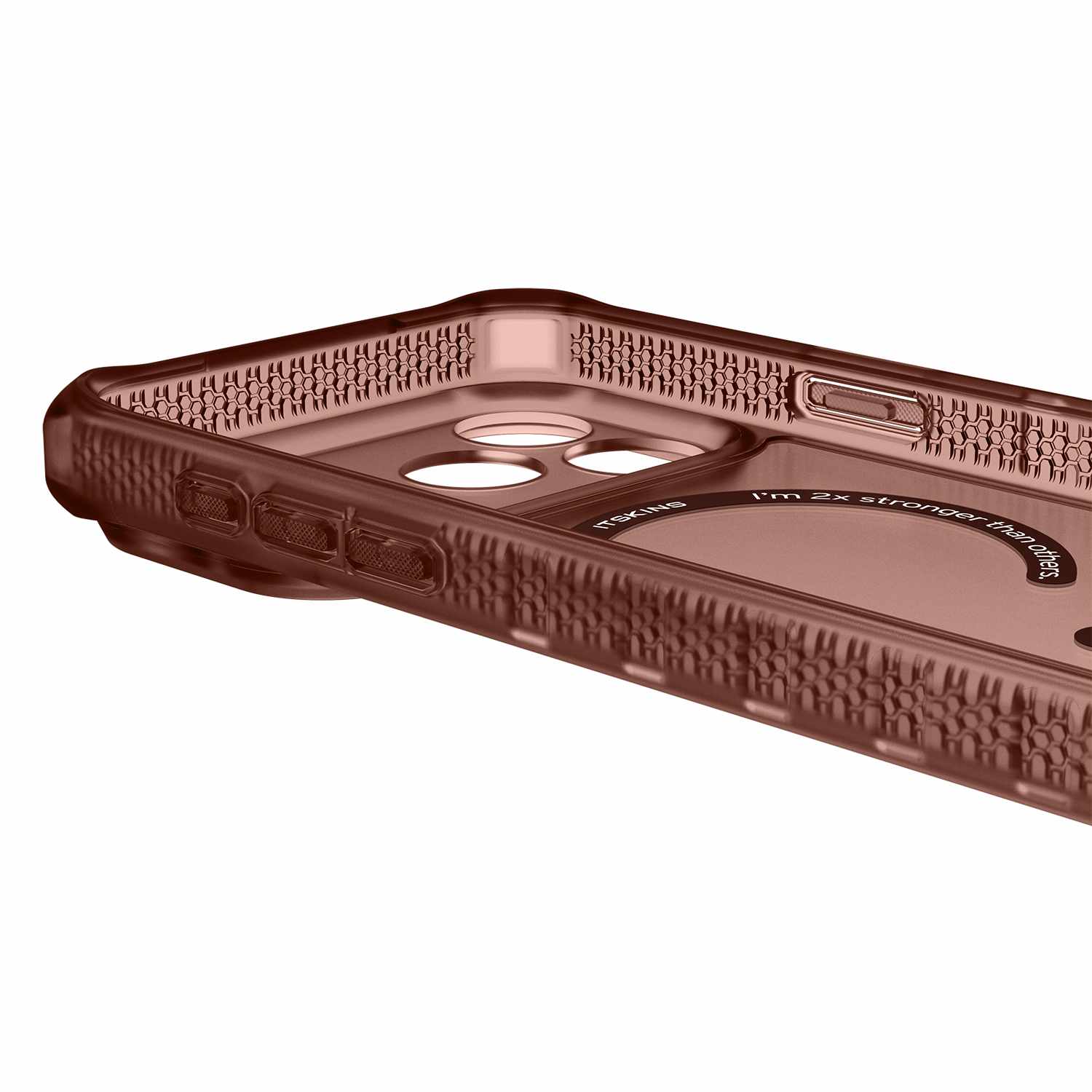 ITSKINS Hybrid_R Frost MagSafe Case Mocha for iPhone 17 Pro Max