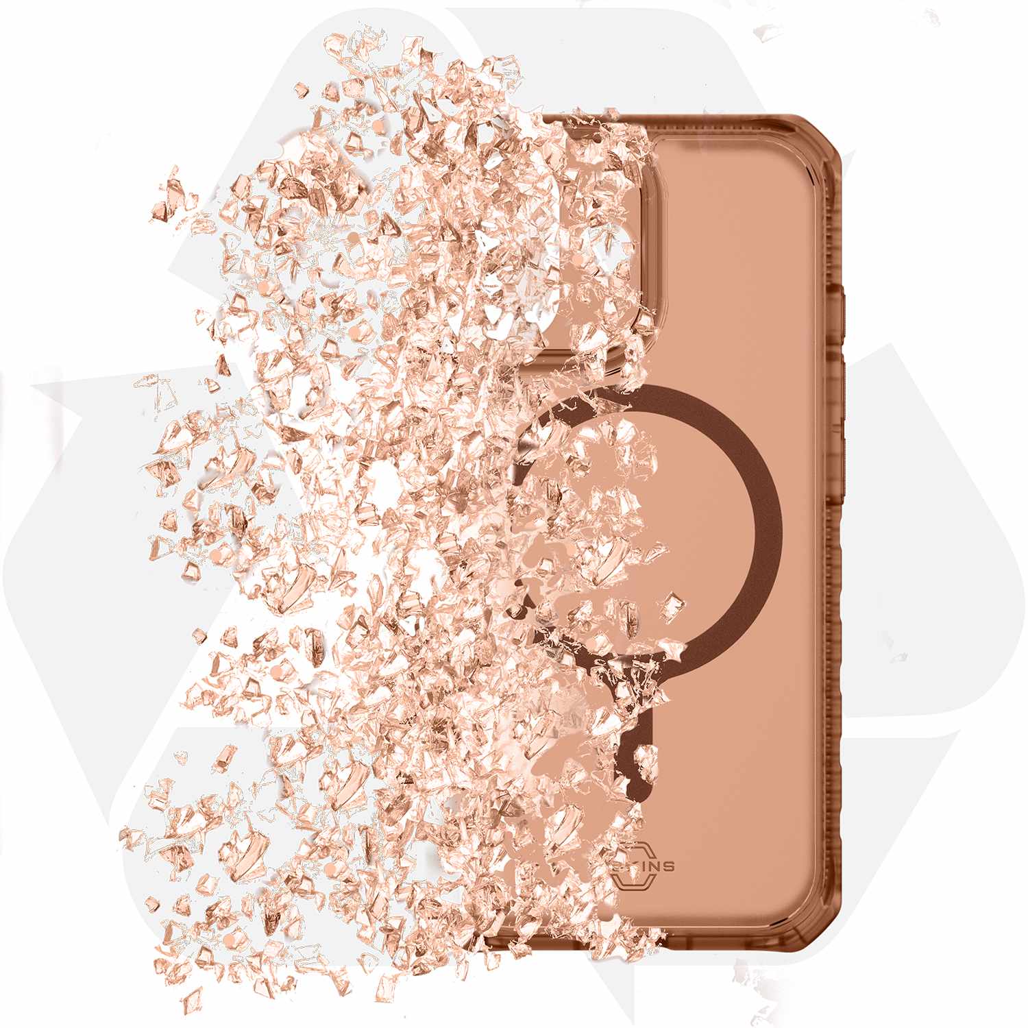 ITSKINS Hybrid_R Frost MagSafe Case Mocha for iPhone 17