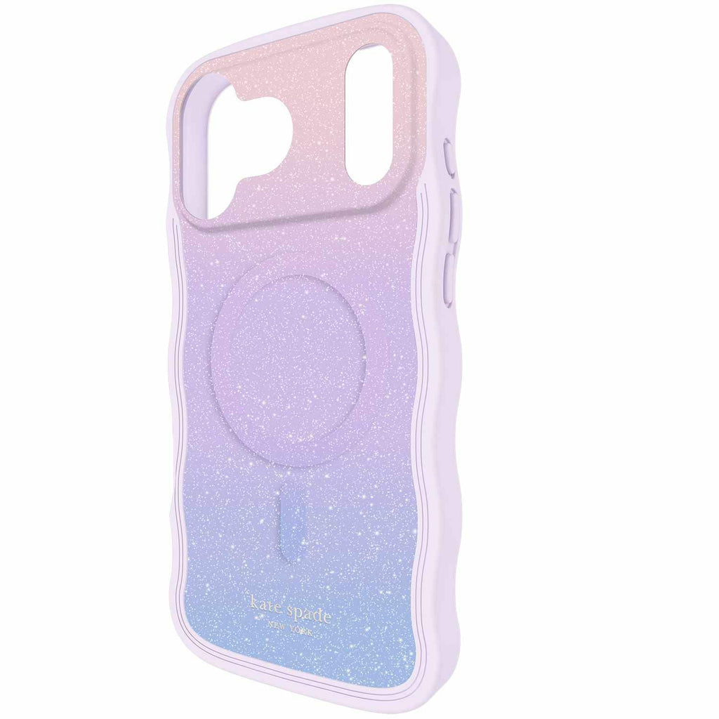 Kate Spade Wavy MagSafe Case Opal Glitter for iPhone 17 Pro Max