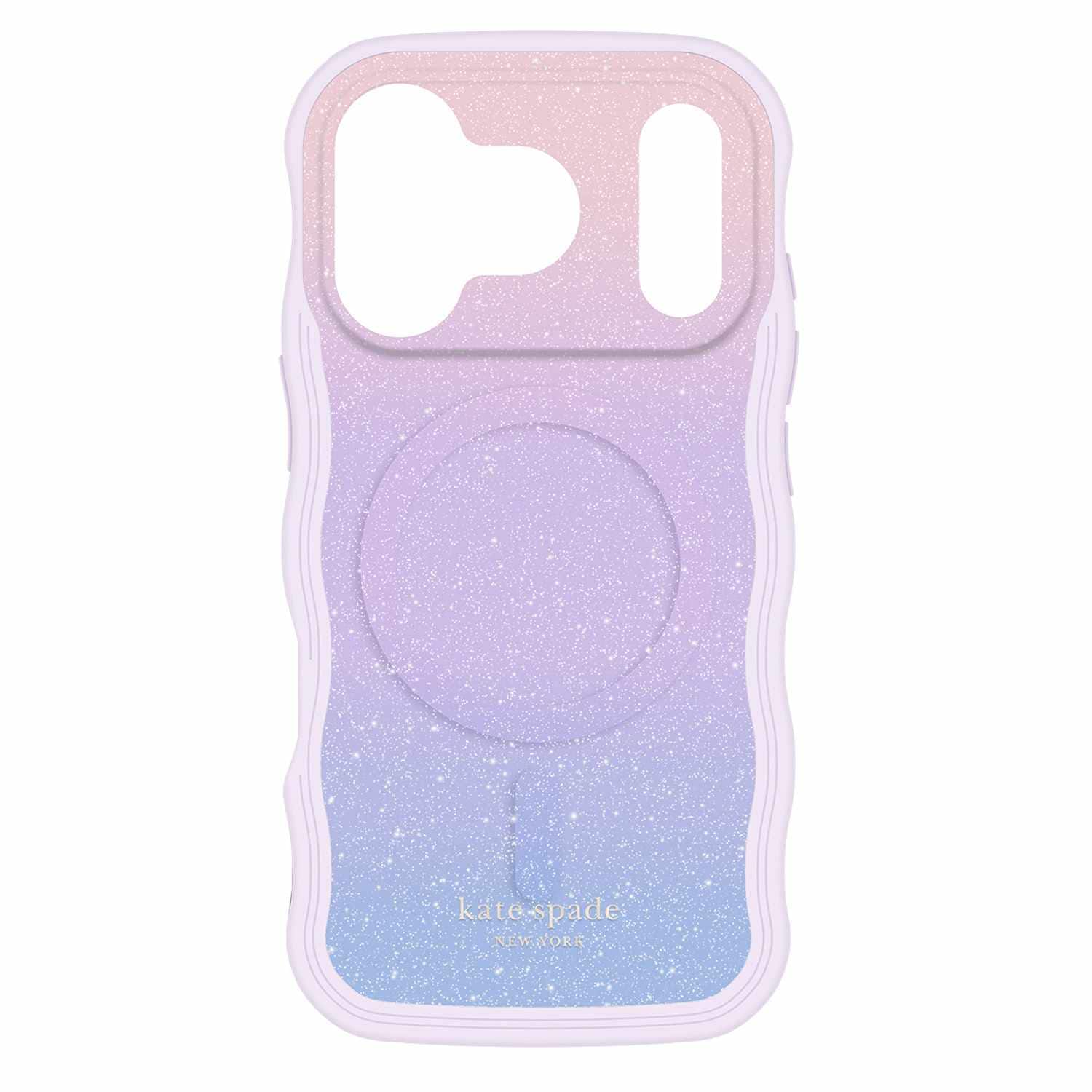 Kate Spade Wavy MagSafe Case Opal Glitter for iPhone 17 Pro