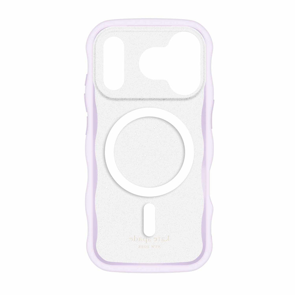 Kate Spade Wavy MagSafe Case Opal Glitter for iPhone 17 Pro