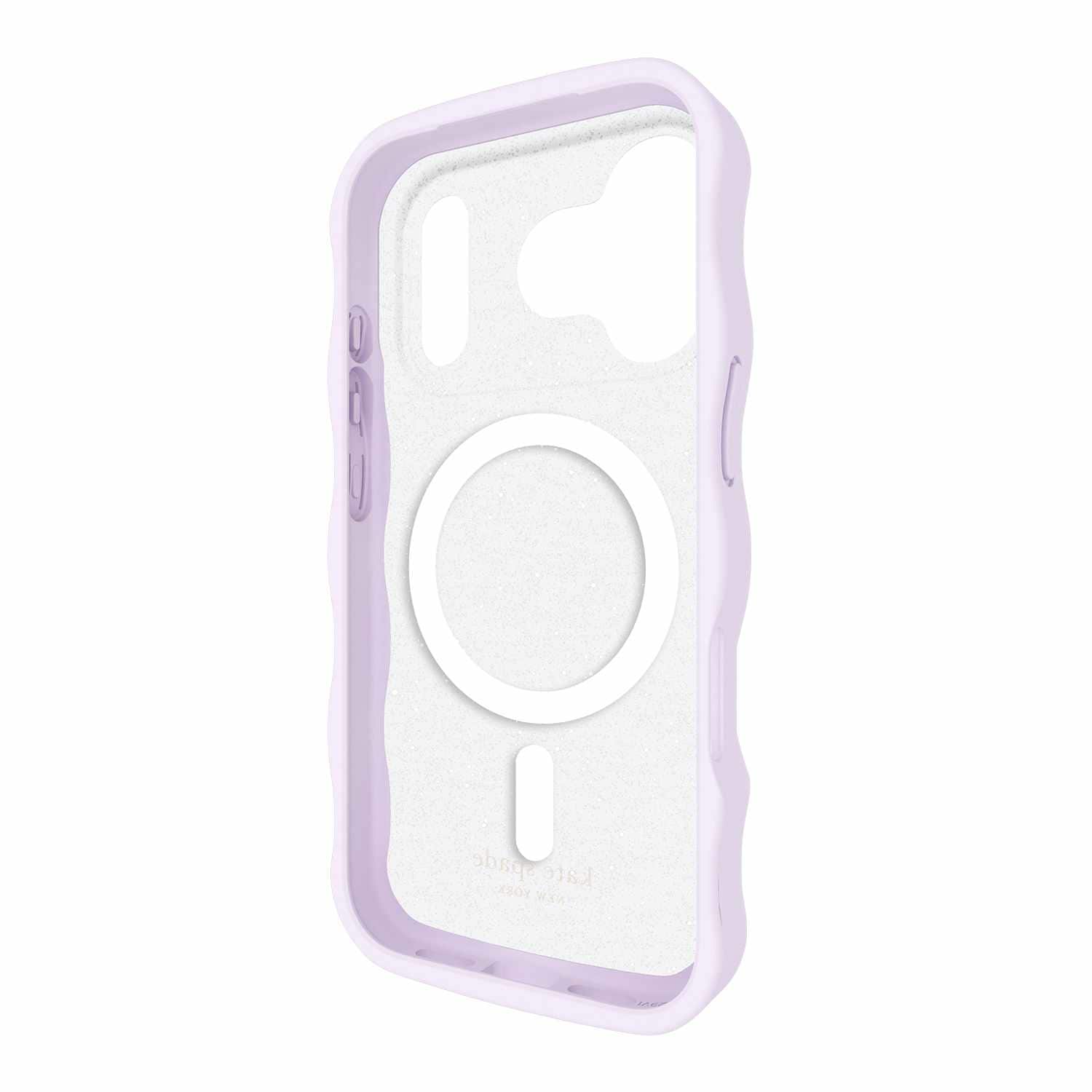 Kate Spade Wavy MagSafe Case Opal Glitter for iPhone 17 Pro