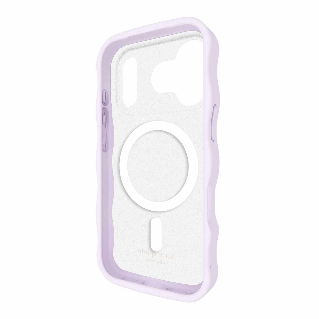 Kate Spade Wavy MagSafe Case Opal Glitter for iPhone 17 Pro