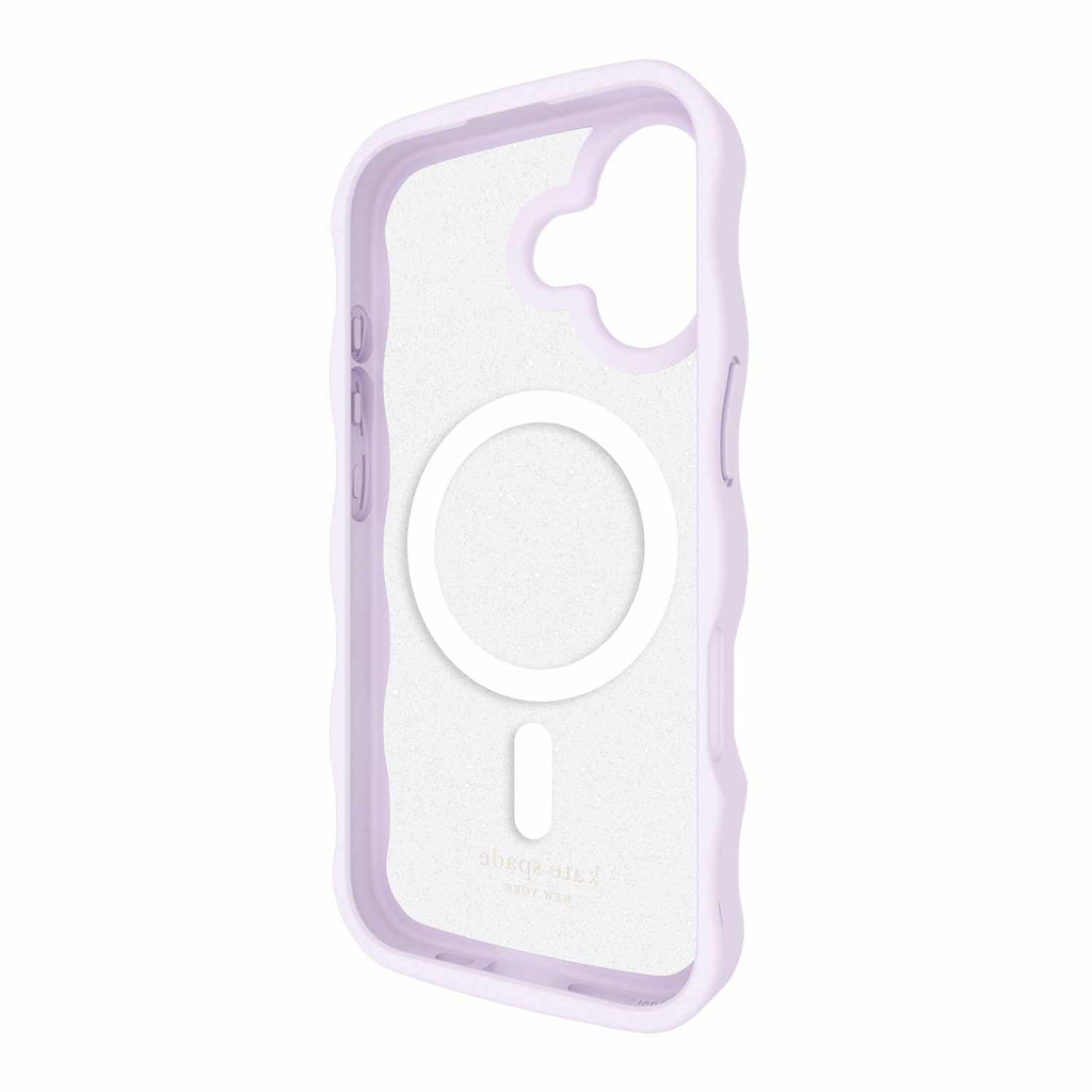 Kate Spade Wavy MagSafe Case Opal Glitter for iPhone 17
