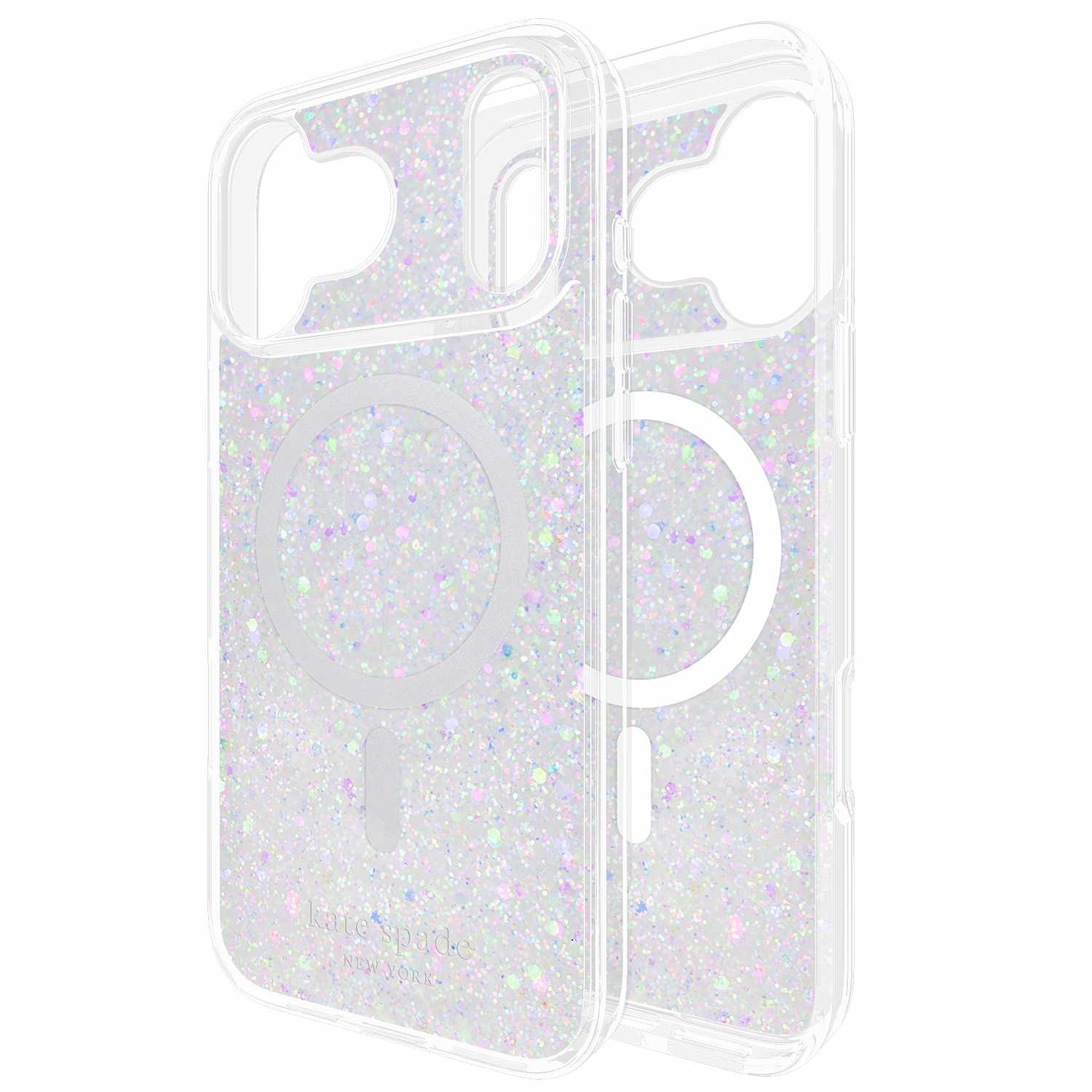 Kate Spade Protective MagSafe Case Chunky Glitter Iridescent for iPhone 17 Pro Max - GekkoTech