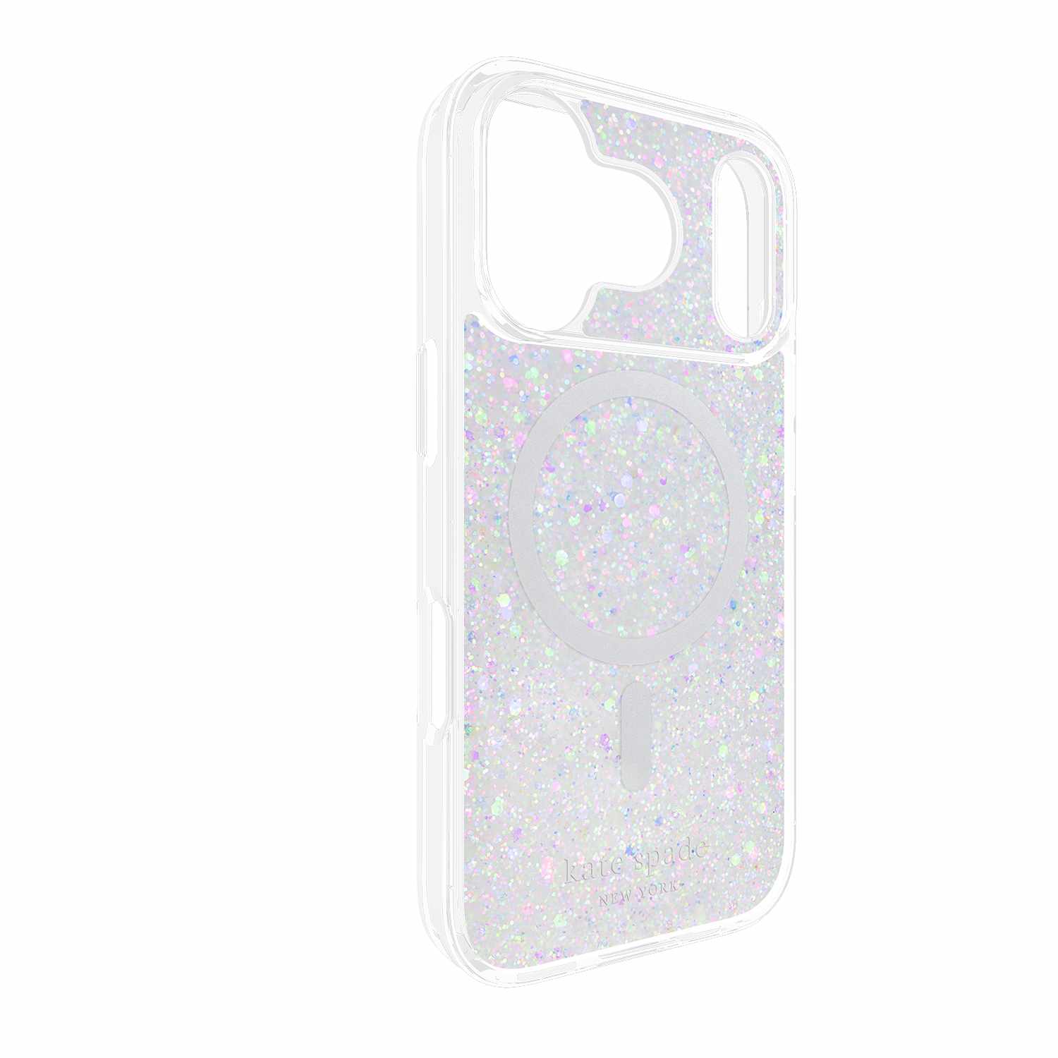 Kate Spade Protective MagSafe Case Chunky Glitter Iridescent for iPhone 17 Pro