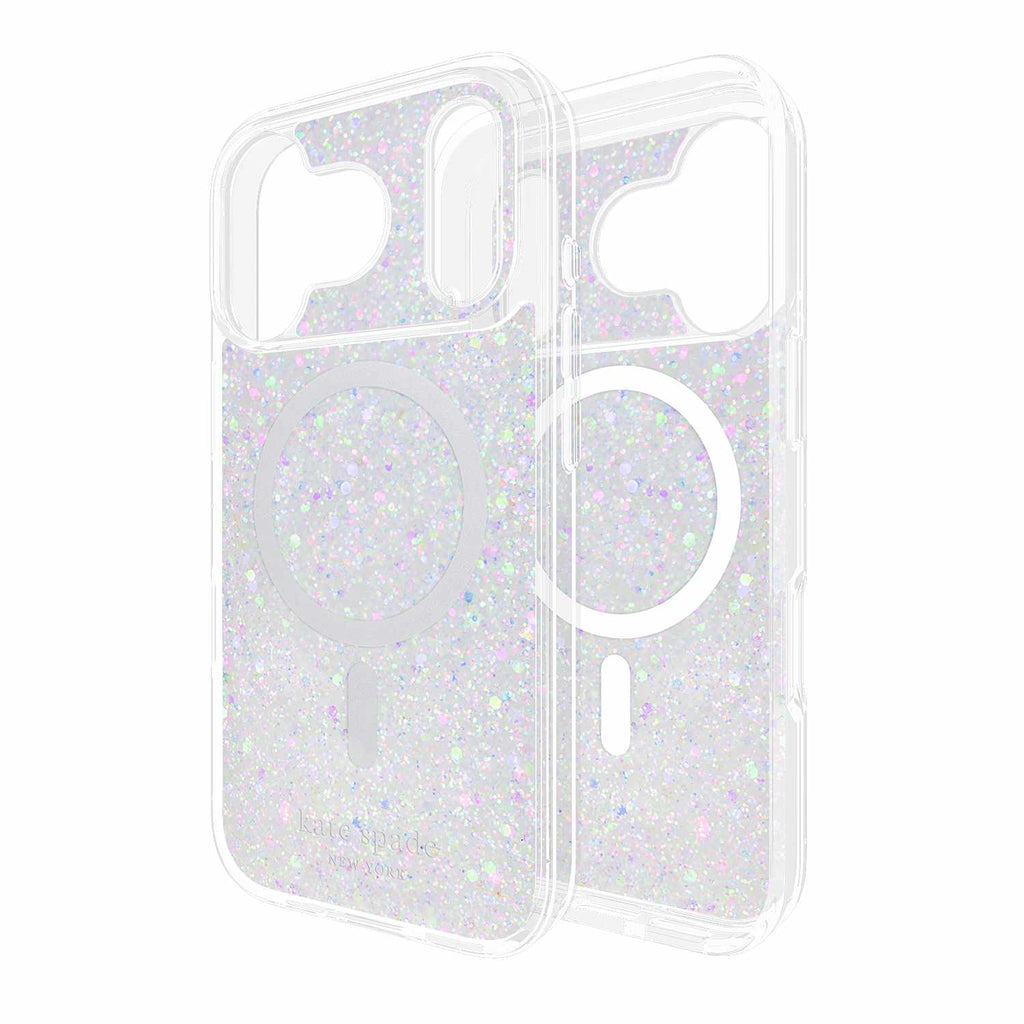 Kate Spade Protective MagSafe Case Chunky Glitter Iridescent for iPhone 17 Pro